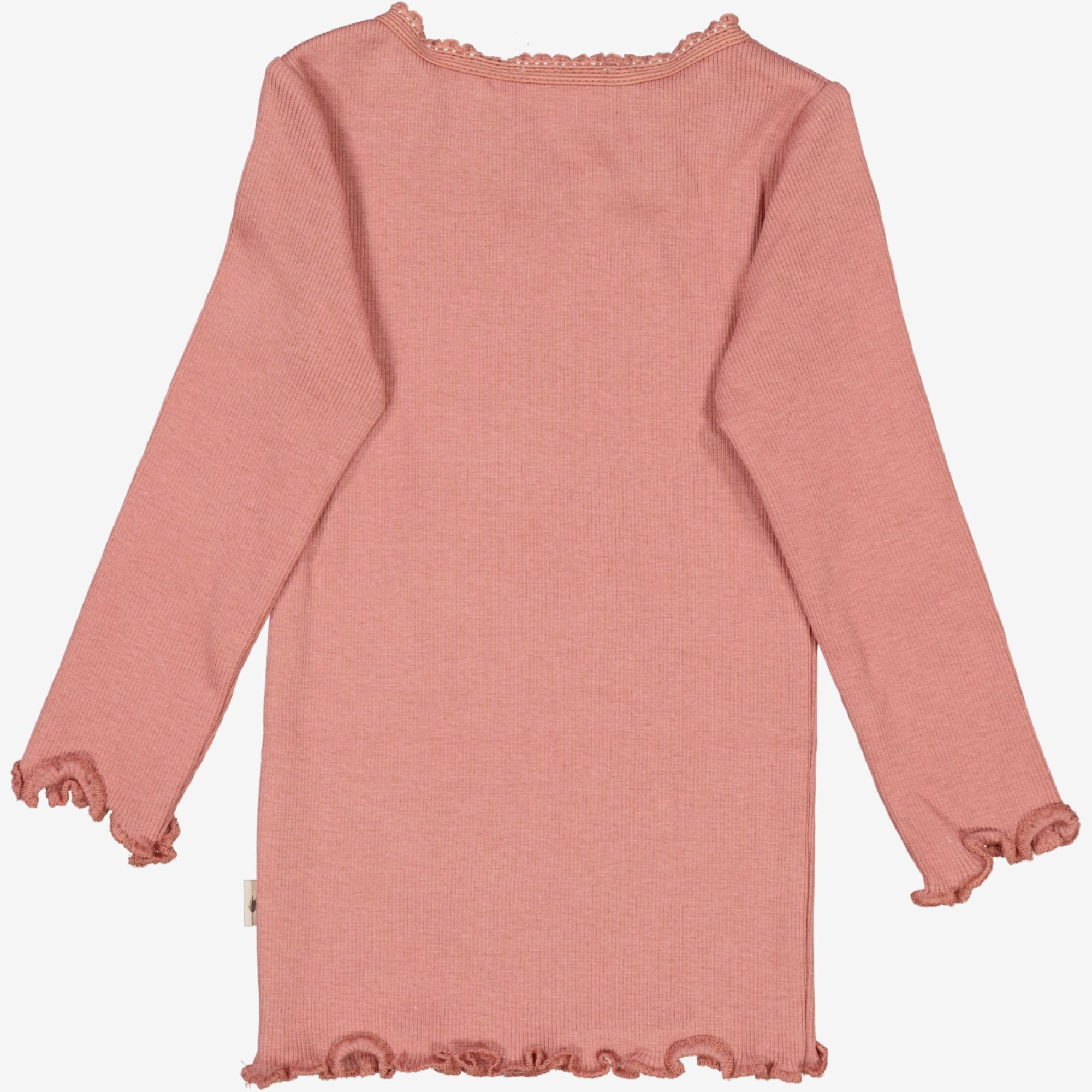 Blonde Rib T-Shirt LS | Baby - old rose