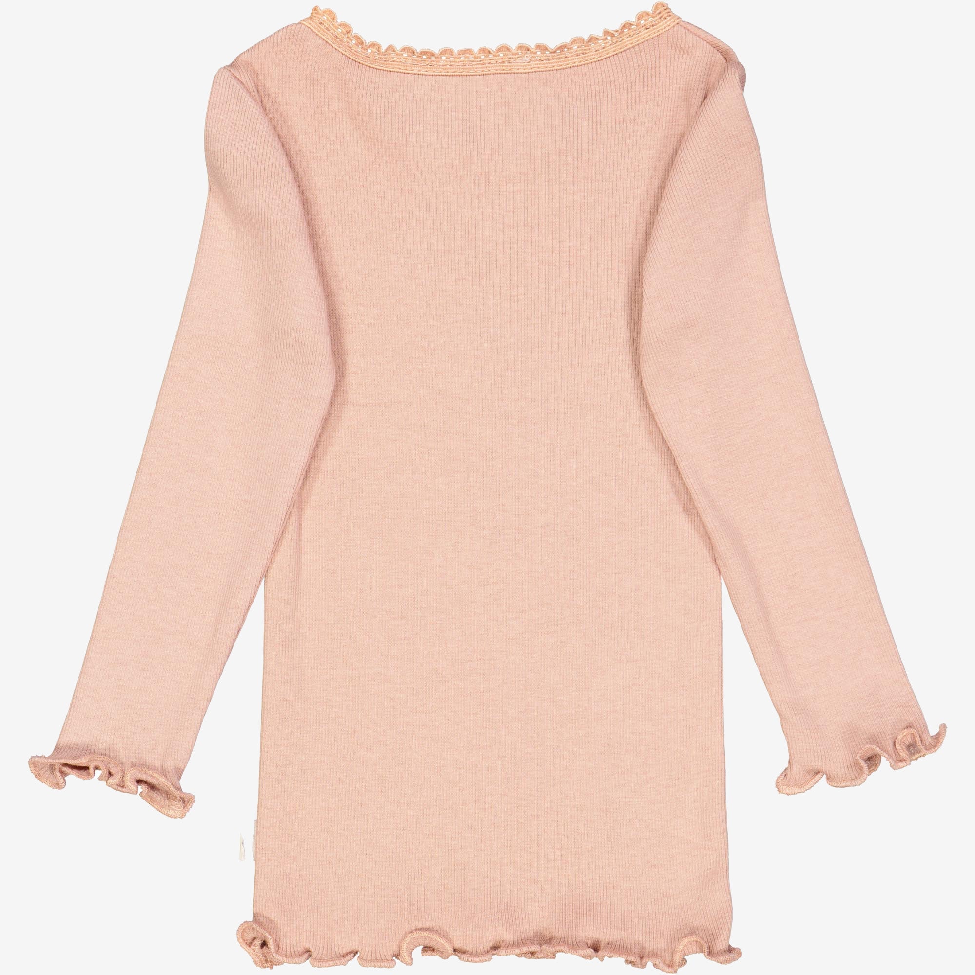 Blonde Rib T-Shirt LS | Baby - rose dawn