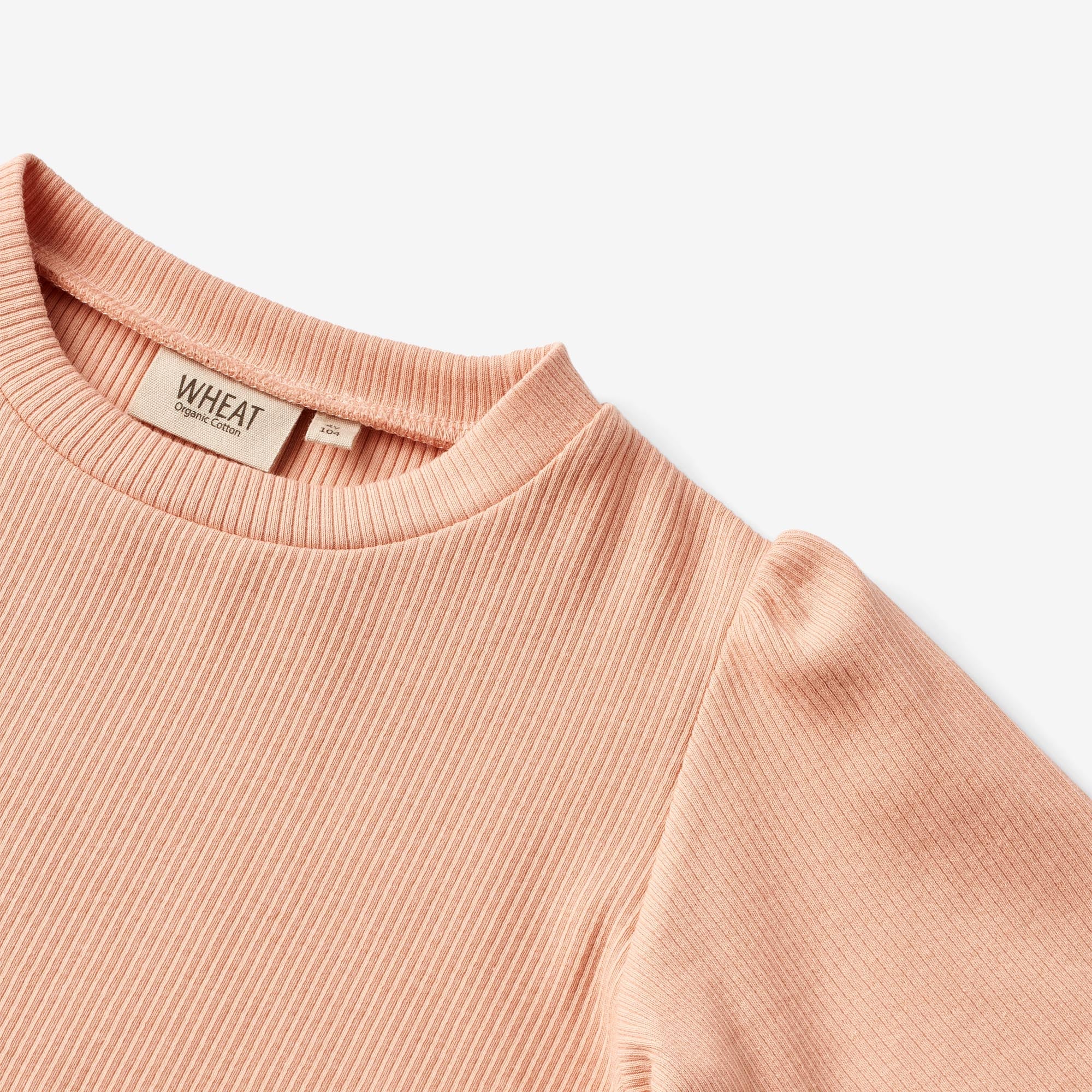 Kortærmet T-shirt Iris - soft coral