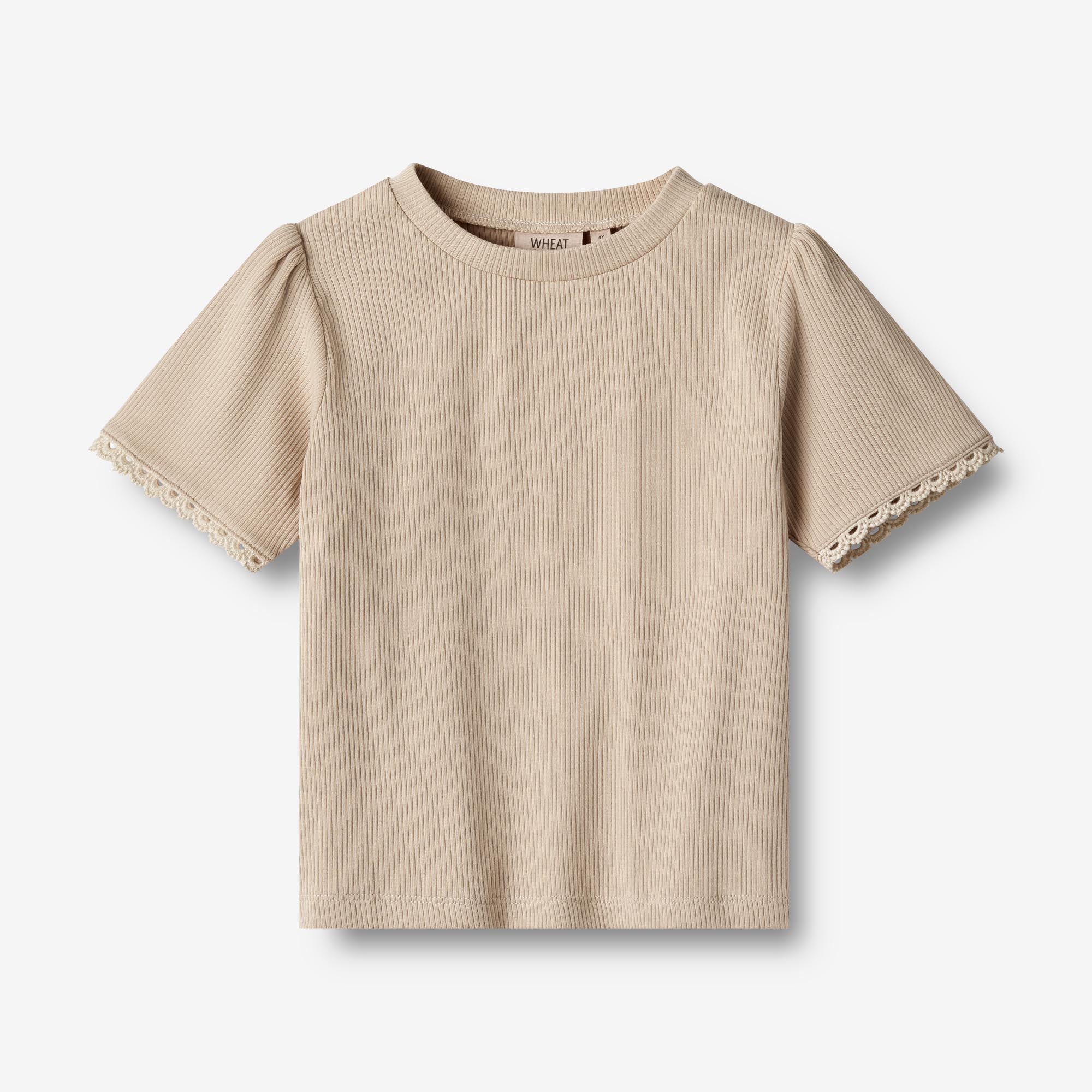 Wheat Main Kortærmet T-shirt Iris Jersey Tops and T-Shirts 3162 feather gray