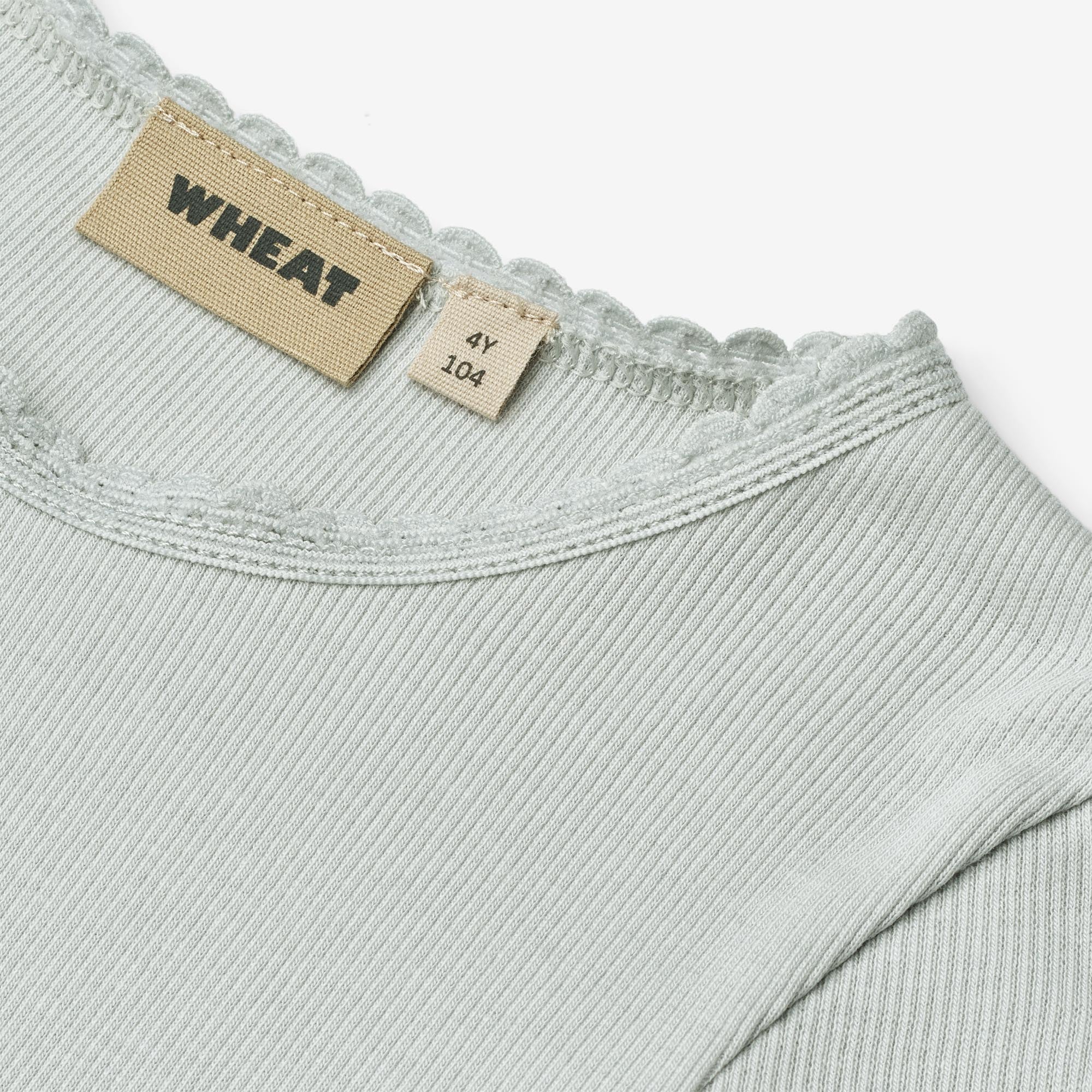 Langærmet Rib T-Shirt Reese - soft blue