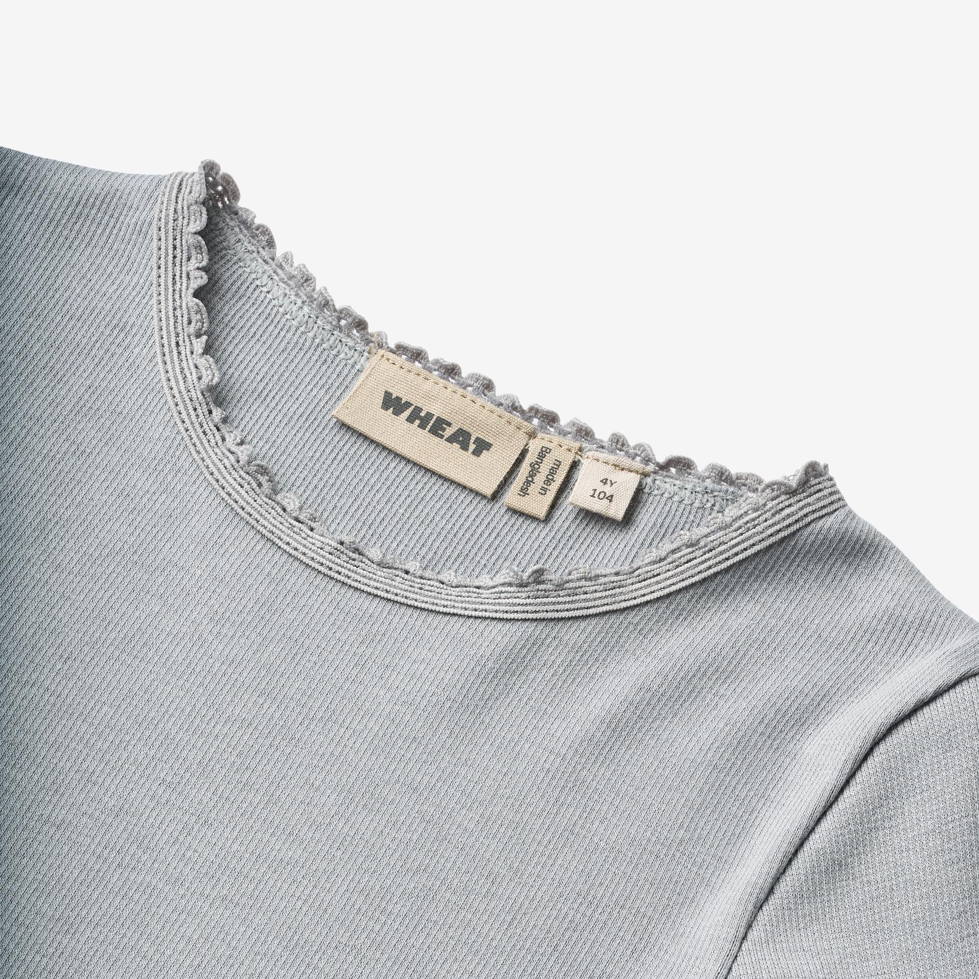Langærmet Rib T-shirt Reese - cloudy sky