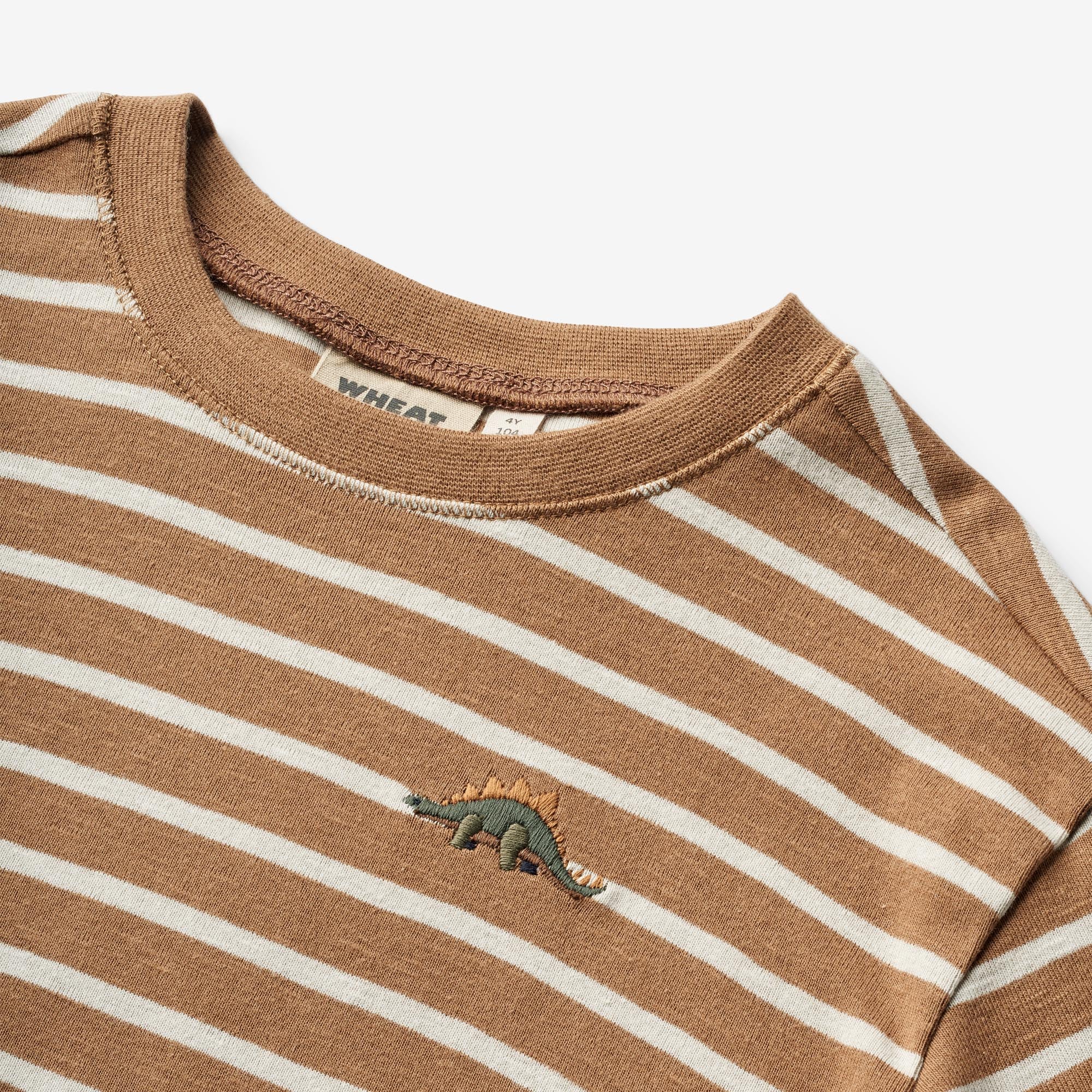 Langærmet T-Shirt Dallas - caramel stripe