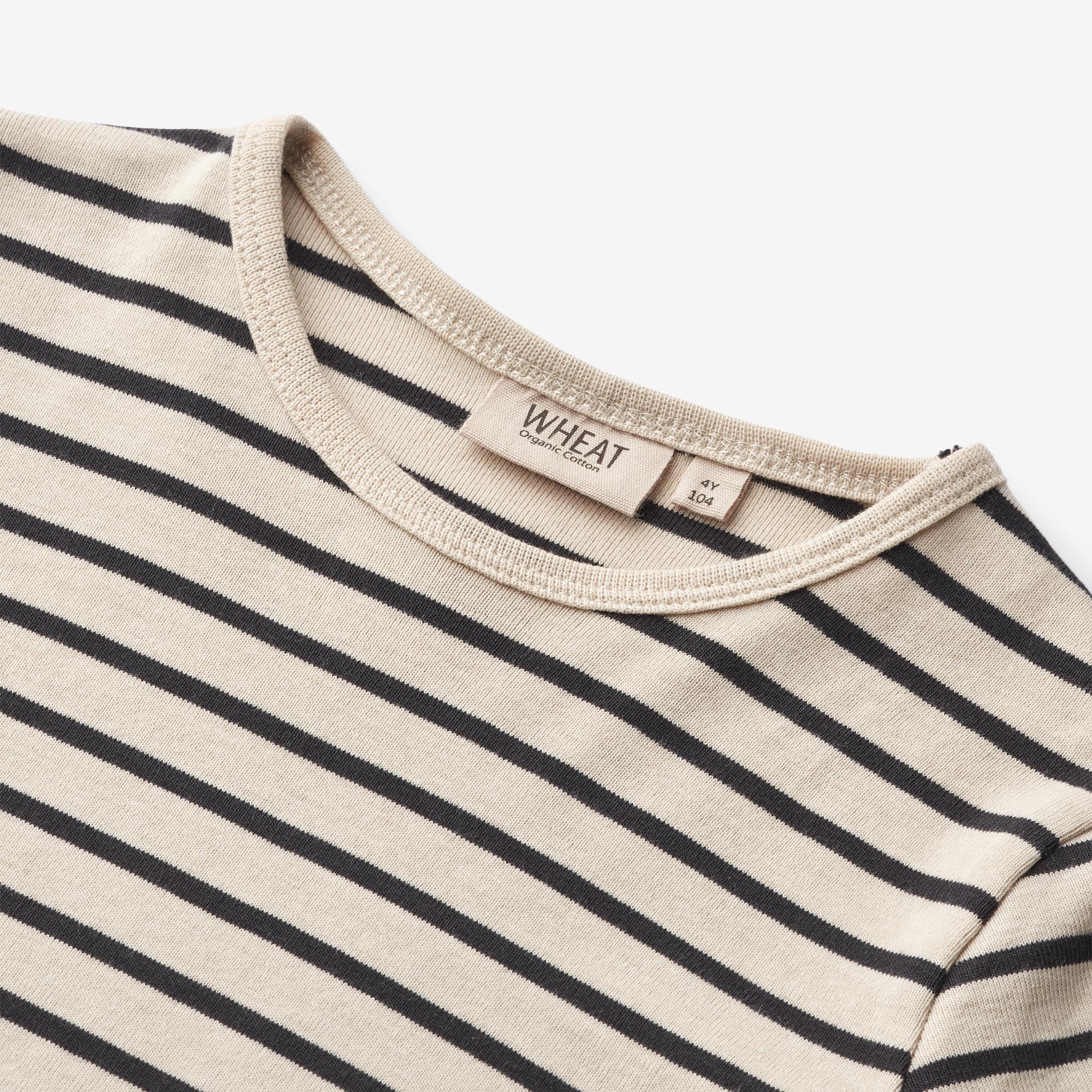 Langærmet T-shirt Stig - navy stripe