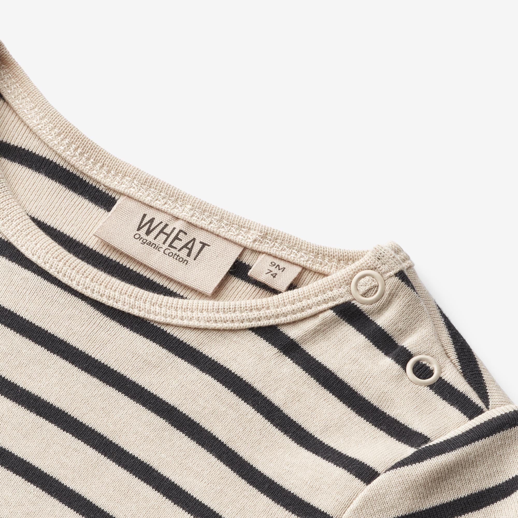 Langærmet T-shirt Stig - navy stripe
