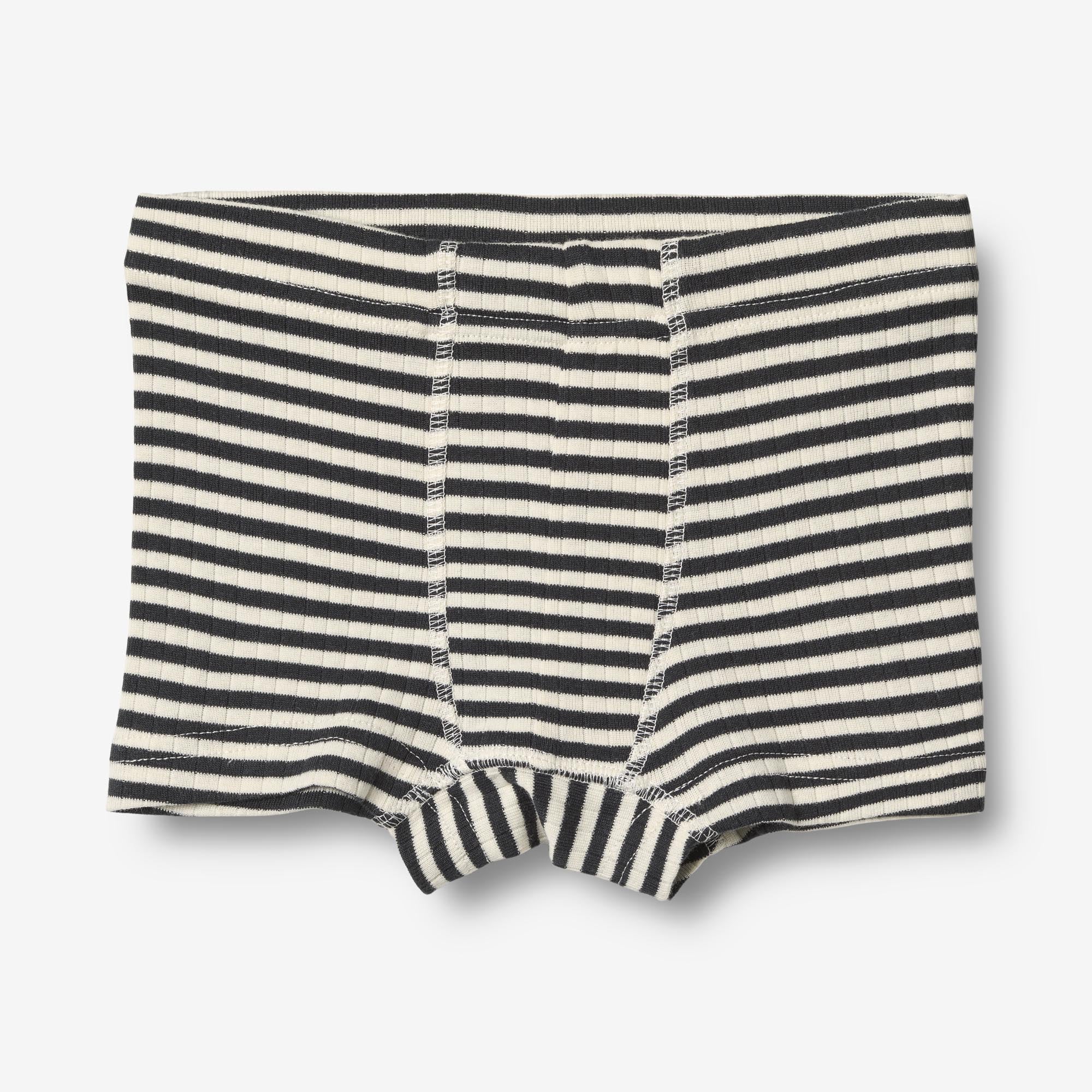 Sæt af 2 Boxershorts Louis - navy rib stripe