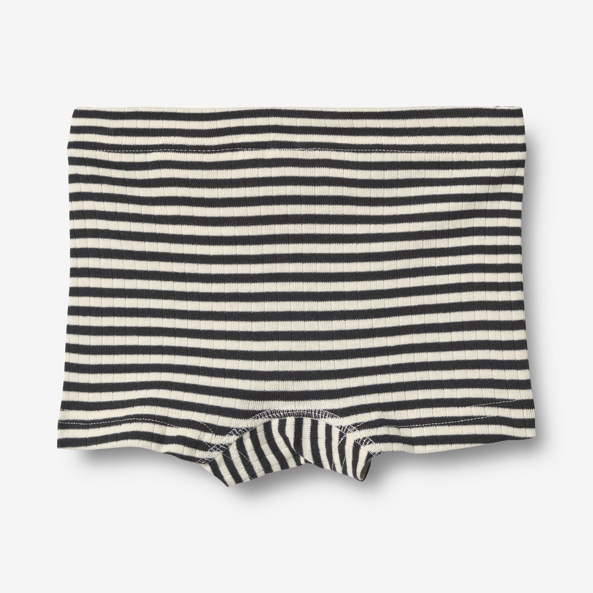 Sæt af 2 Boxershorts Louis - navy rib stripe