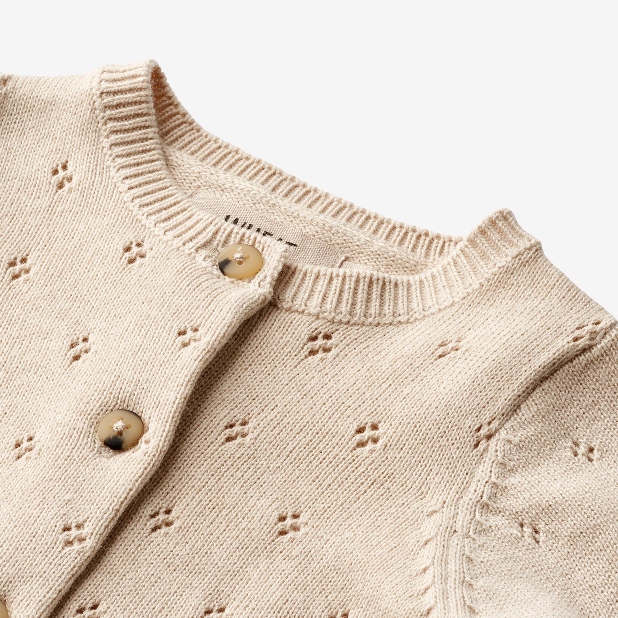 Strik Cardigan Maia | Baby - sandshell