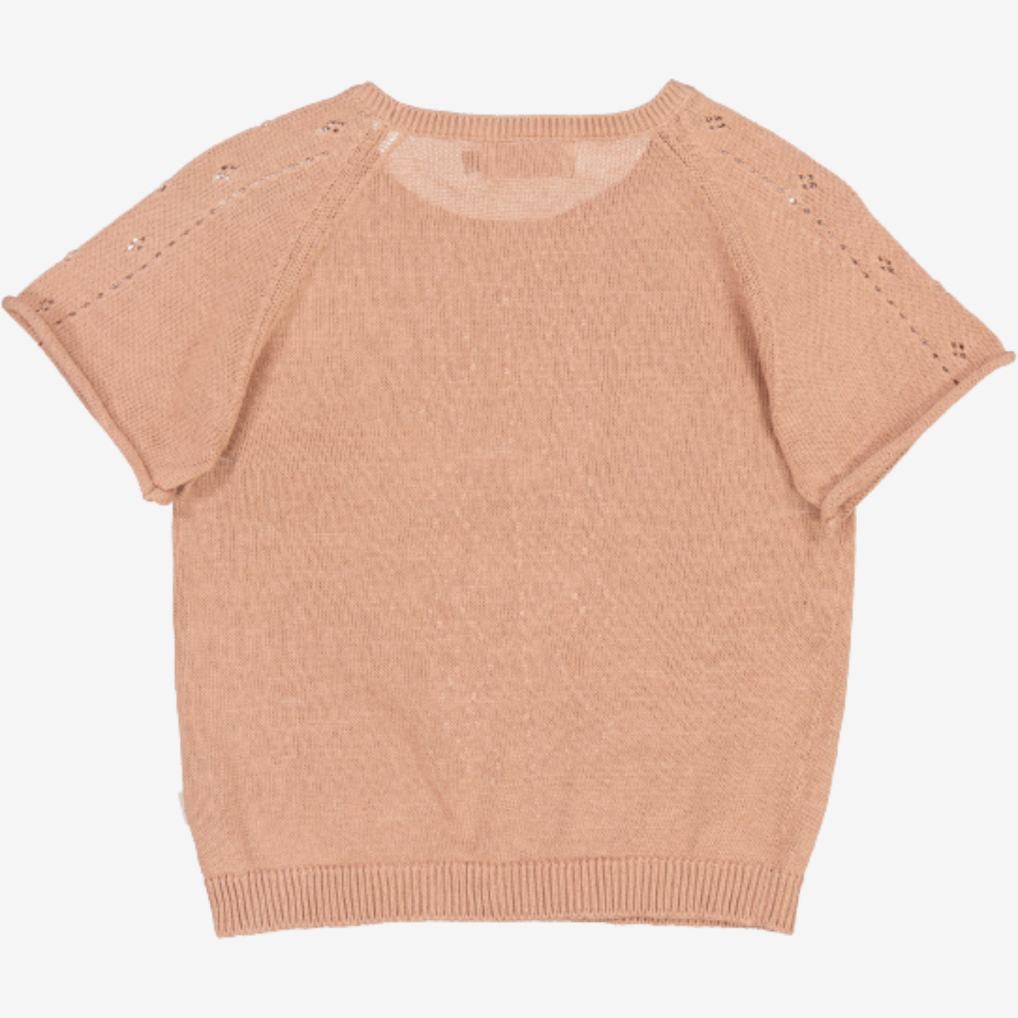 Strik T-shirt Bella - rose dawn