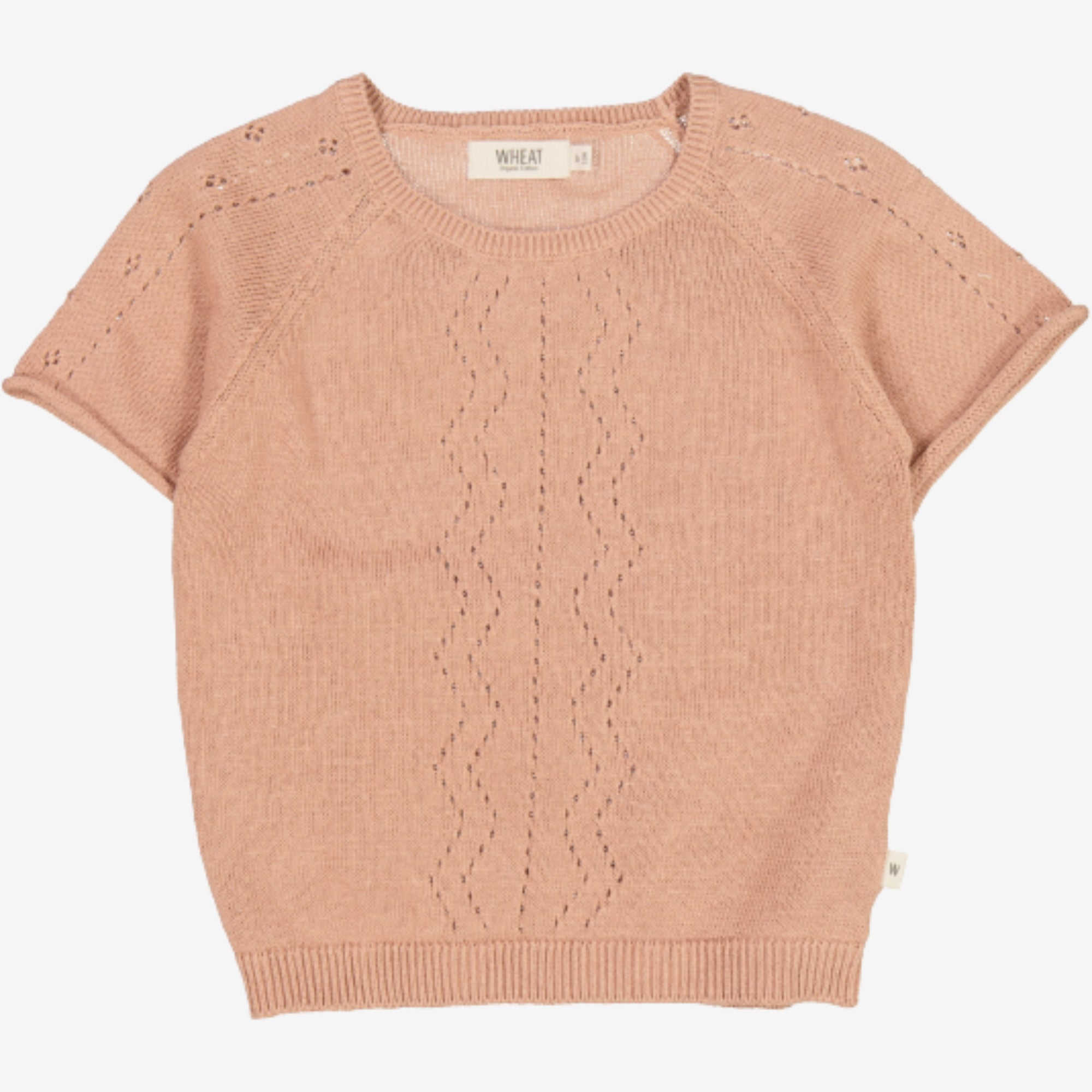 Wheat Main Strik T-shirt Bella Knitted Tops 2031 rose dawn
