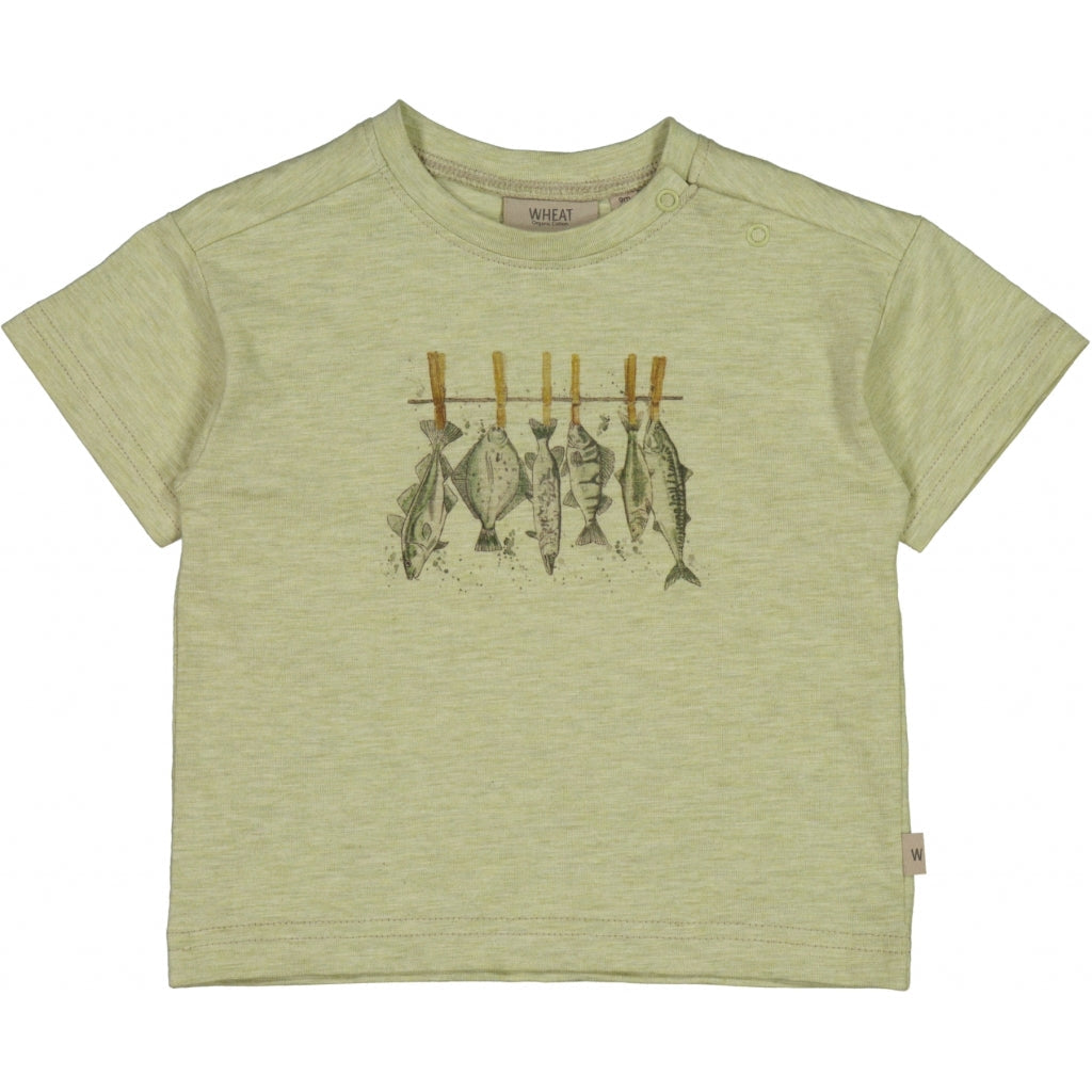 Wheat Main T-Shirt Fiskeline Jersey Tops and T-Shirts 9510 tidal foam melange