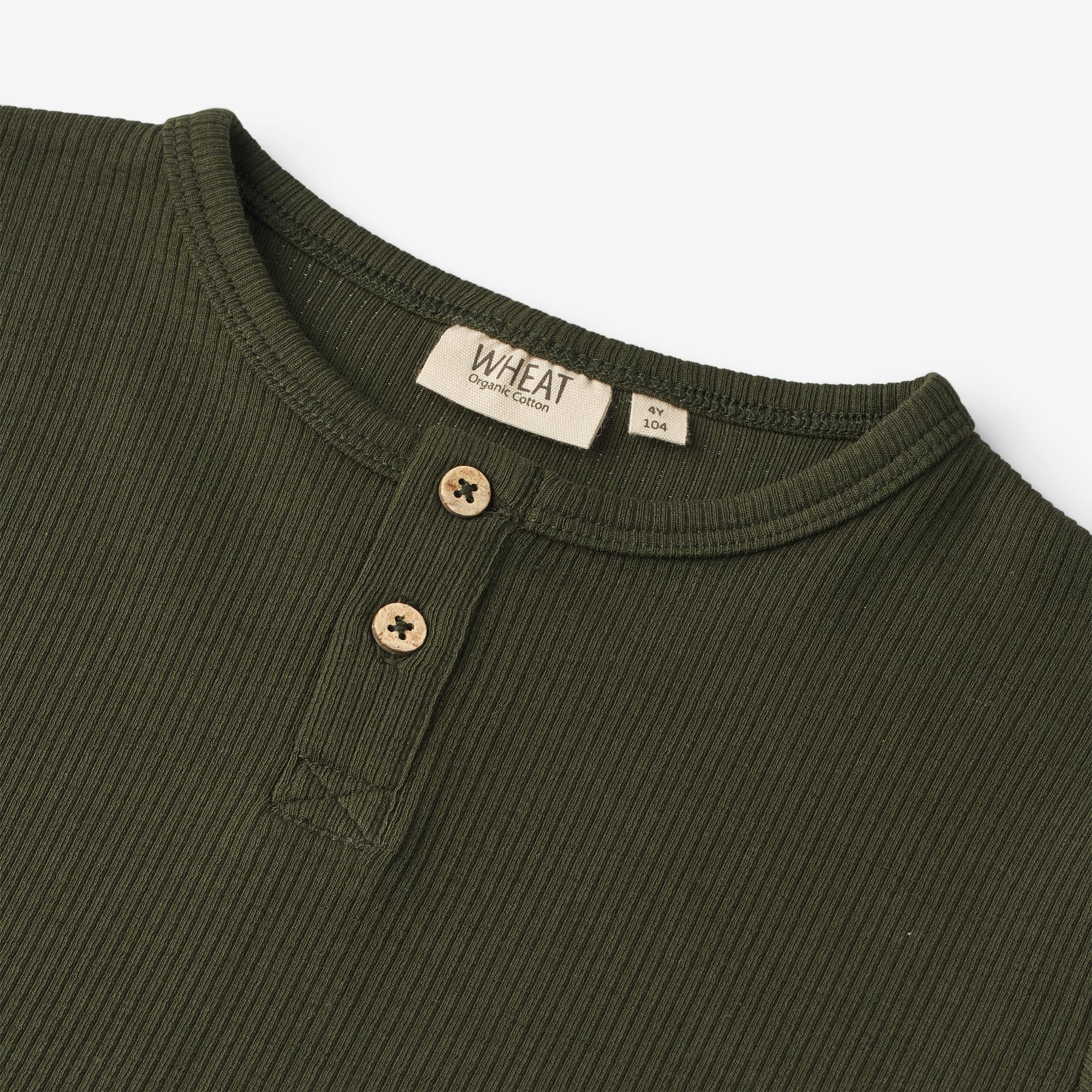 Langærmet T-shirt Morris - deep forest