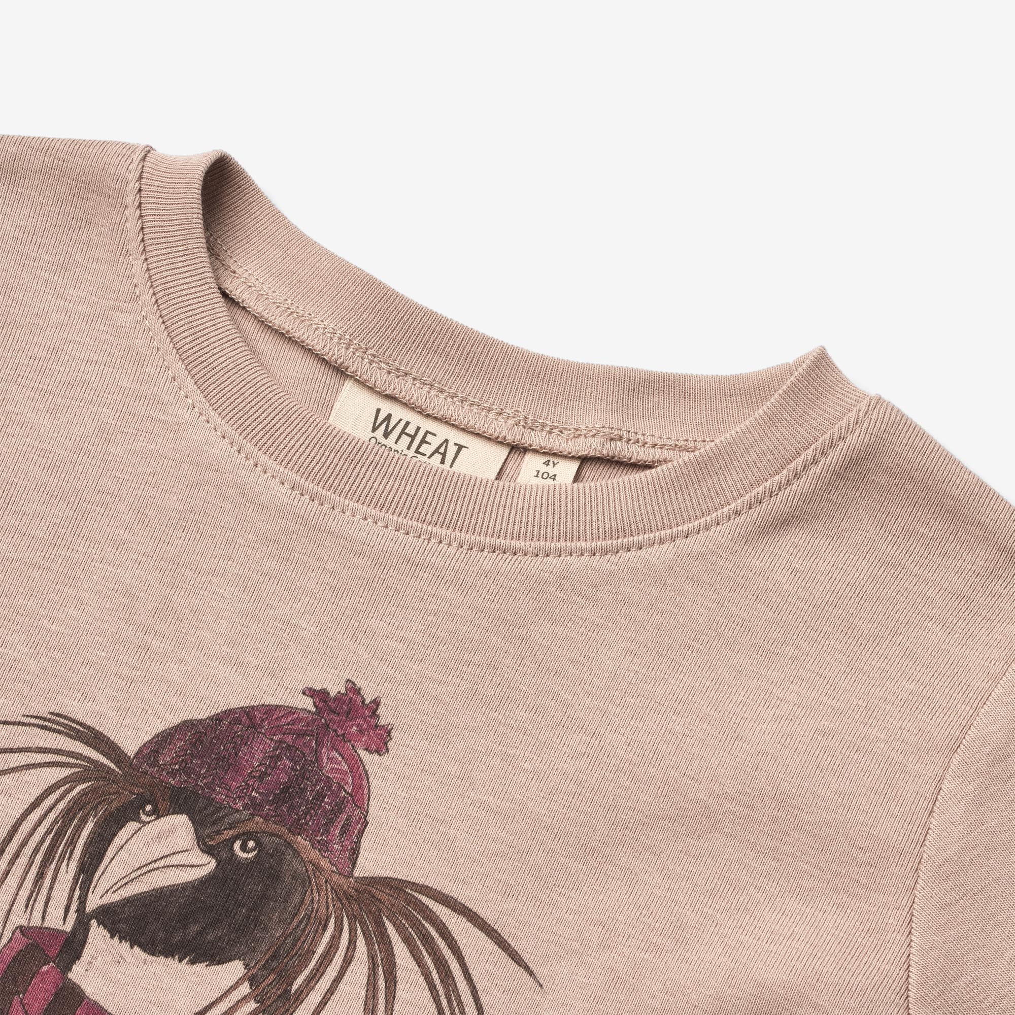 Langærmet T-Shirt Pingvin - grey rose