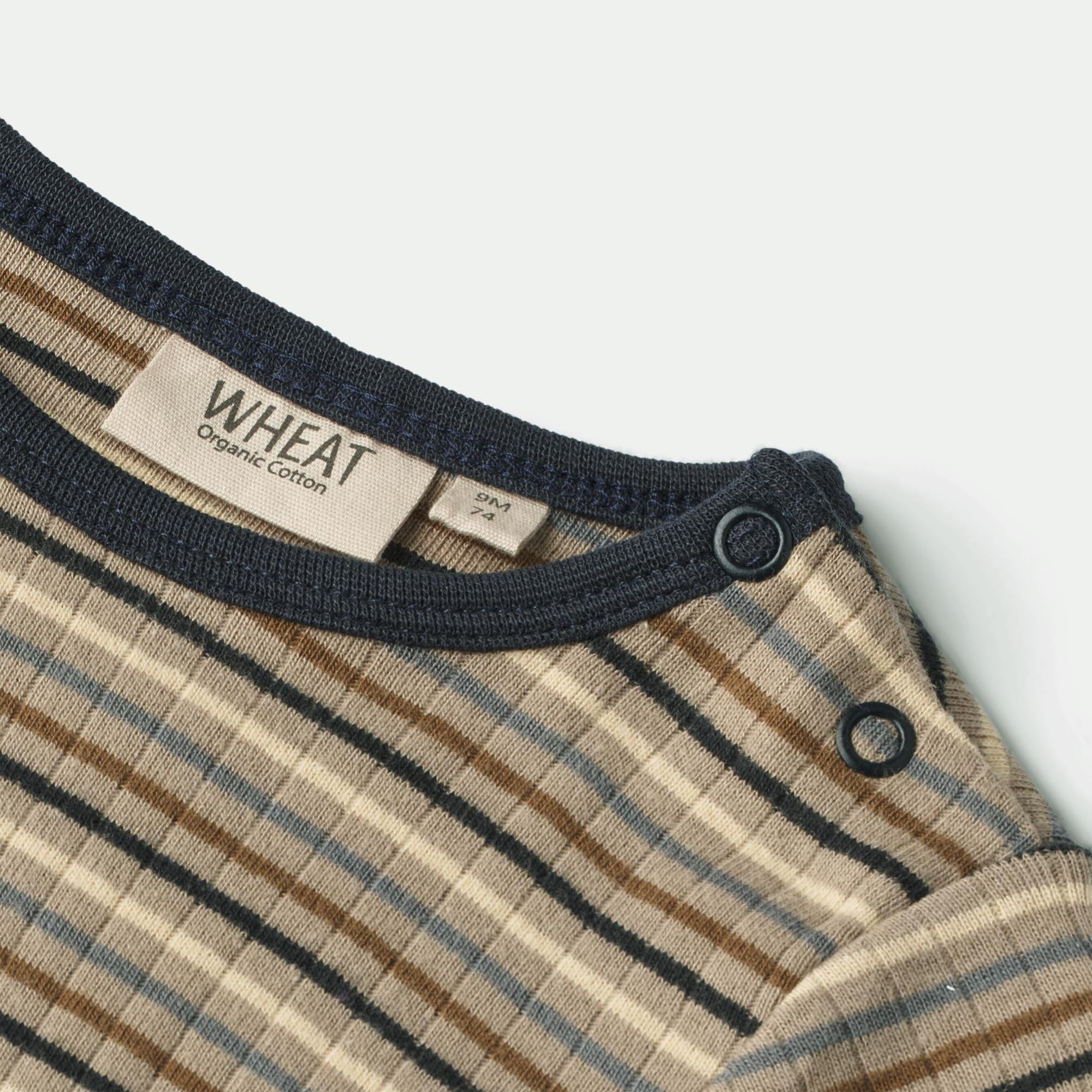 Langærmet T-shirt Stig | Baby - multi stripe