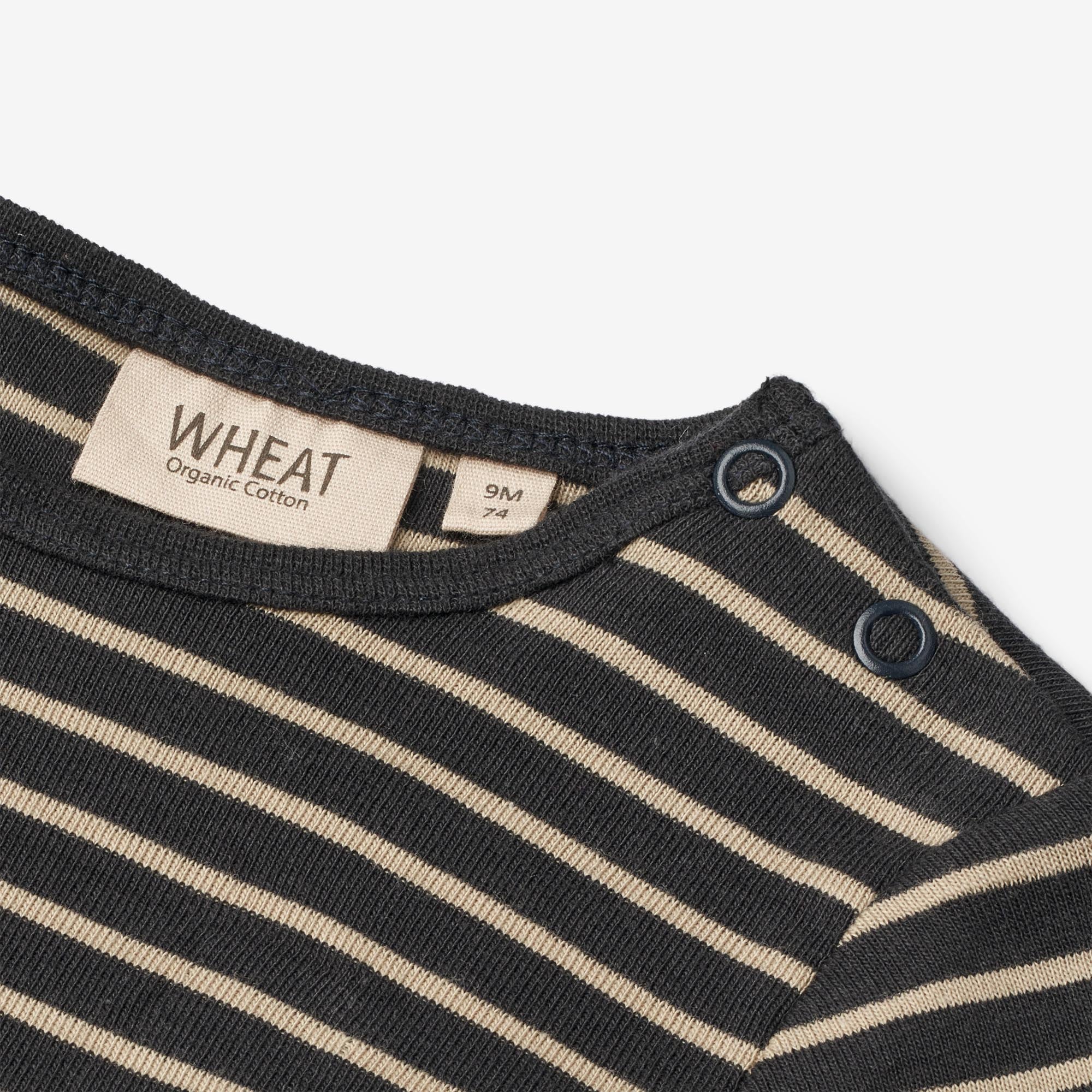 Langærmet T-shirt Stig | Baby - navy stripe