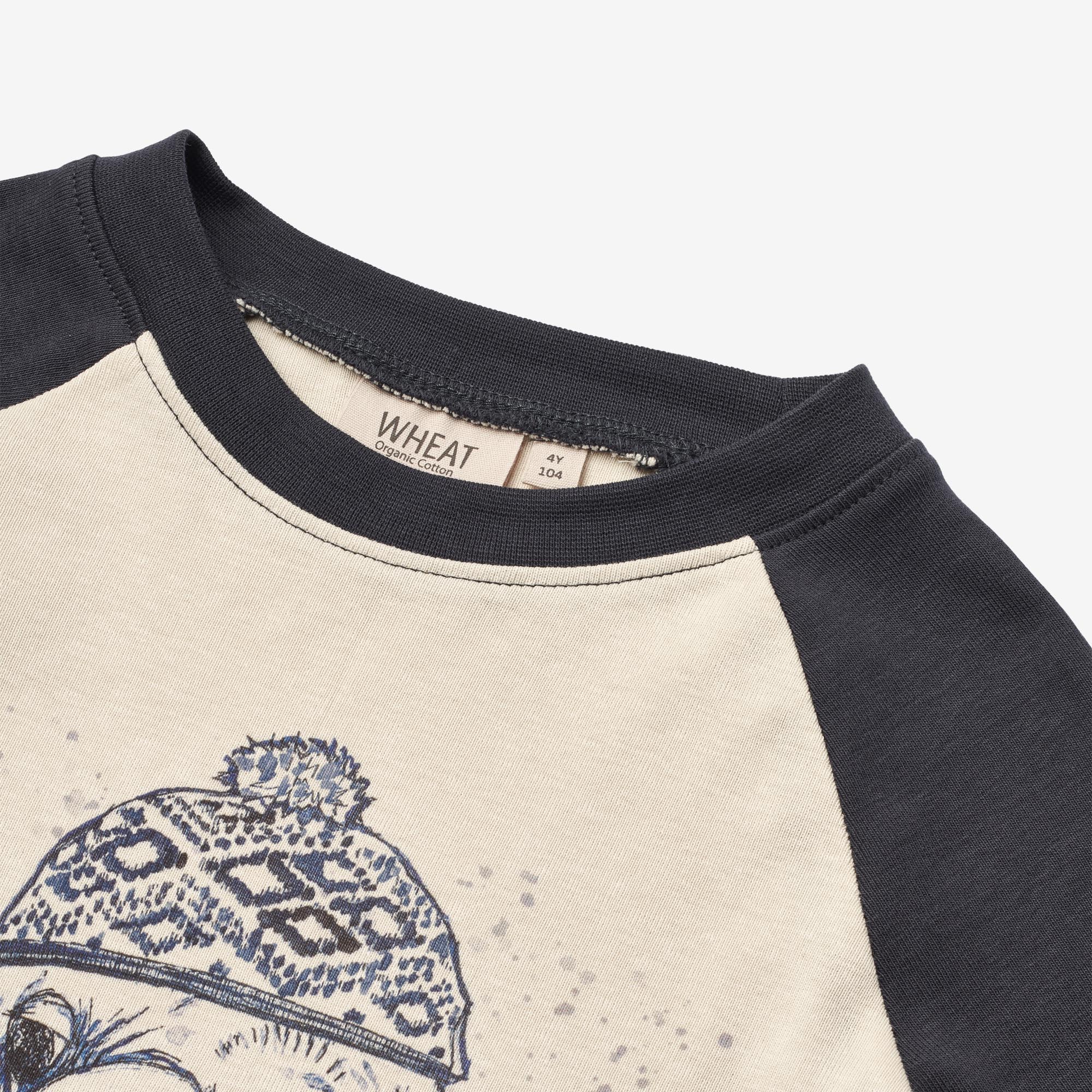 Langærmet T-shirt Hvalros - navy