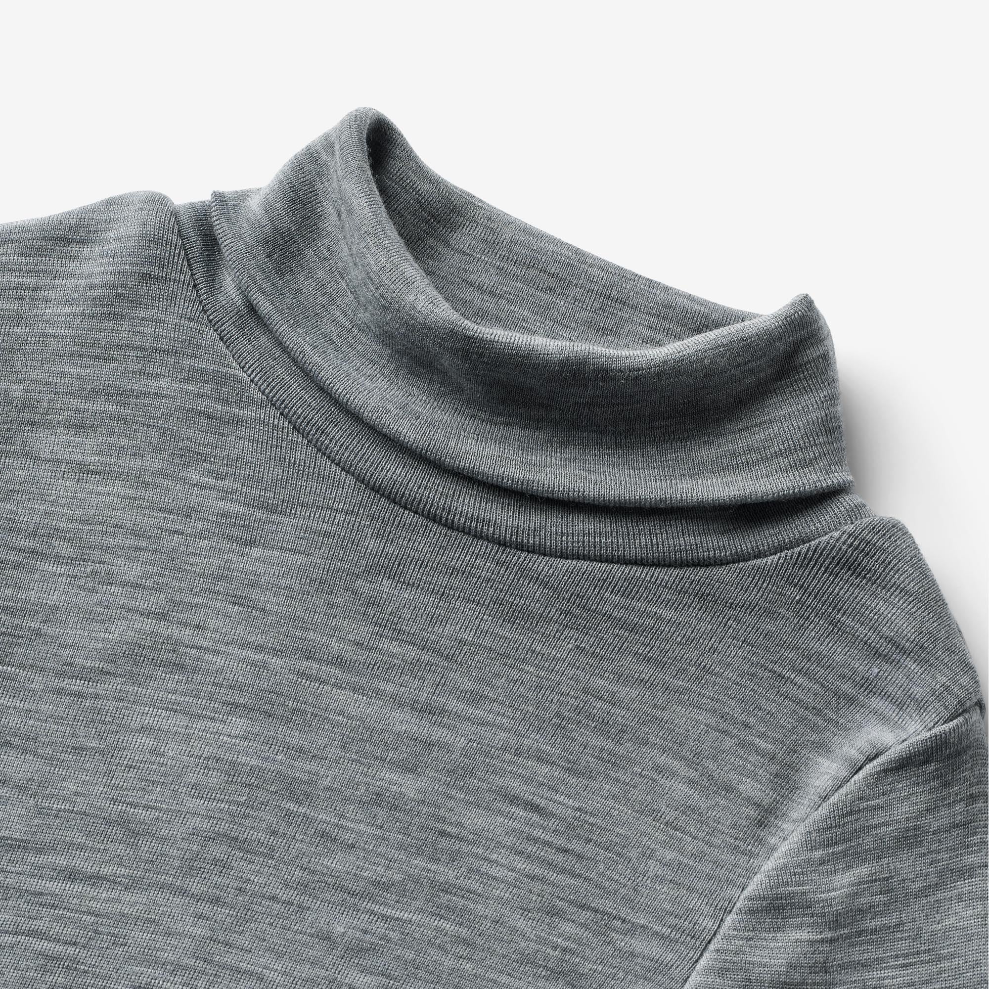 Uld Rullekrave Aksel - melange grey