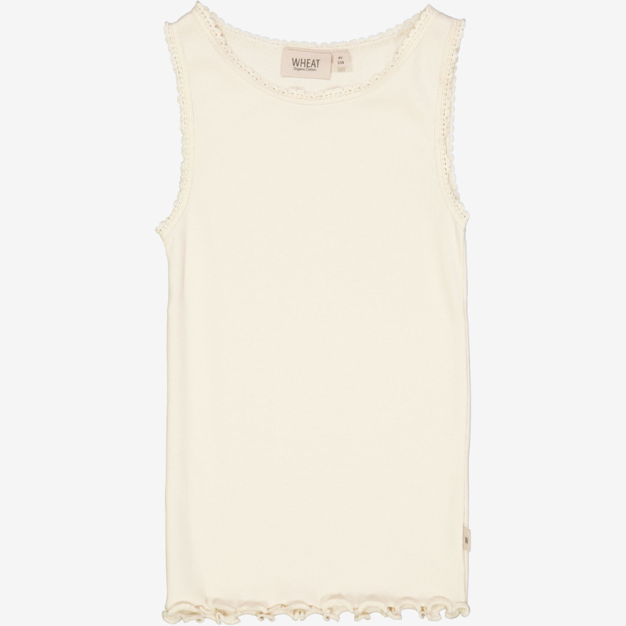 Wheat Main Blonde Rib Top Jersey Tops and T-Shirts 3129 eggshell 