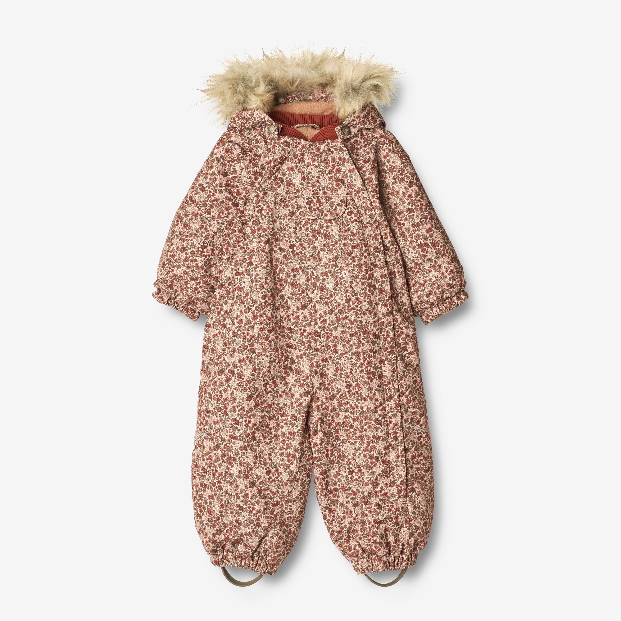 Flyverdragt Nickie | Baby - rose dust flowers