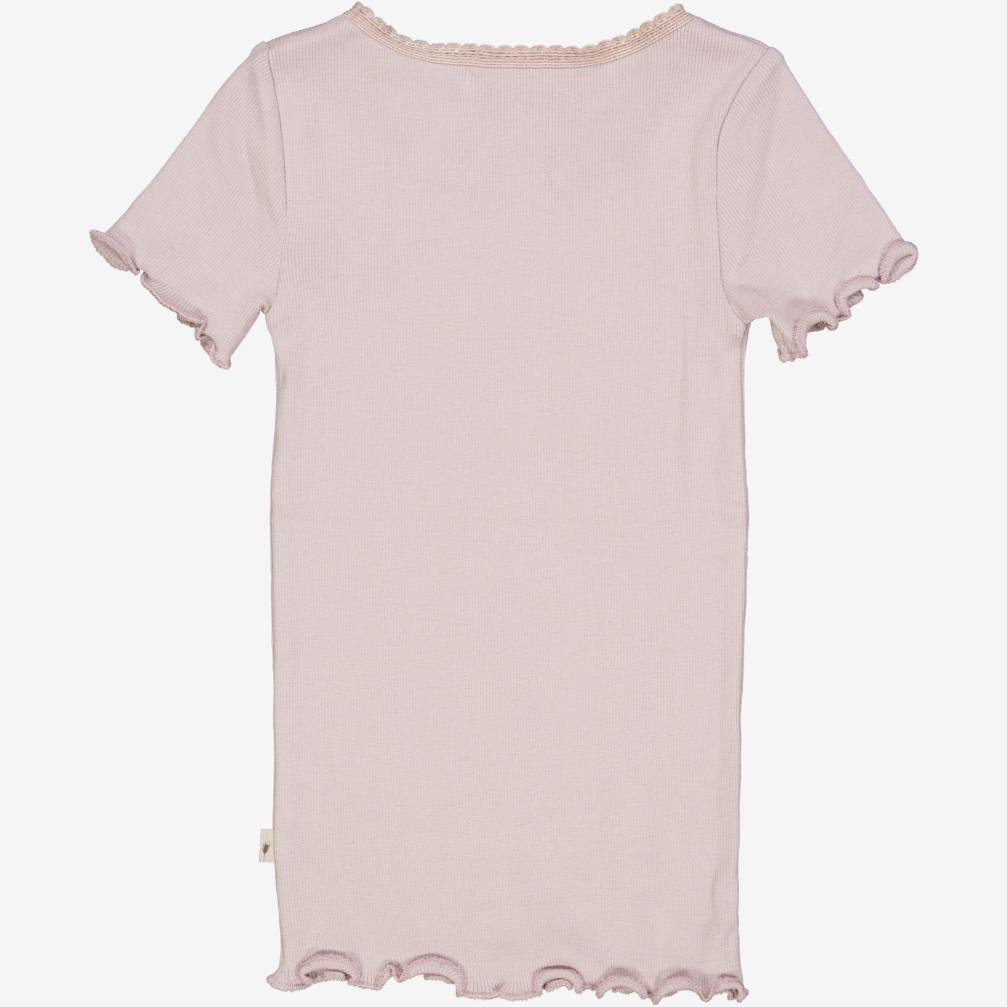 Kortærmet Blonde Rib T-shirt - soft lilac
