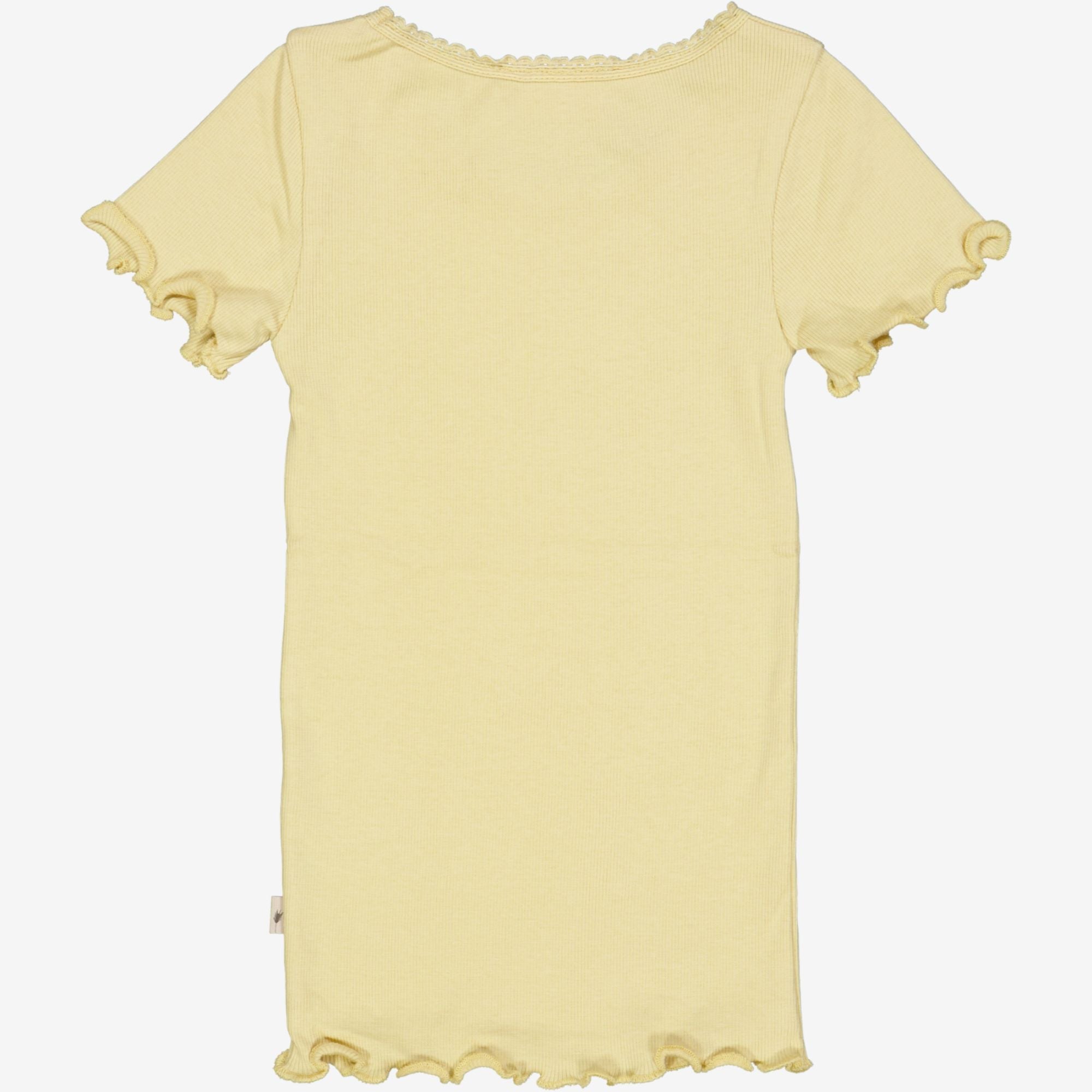 Kortærmet Blonde Rib T-shirt - yellow dream