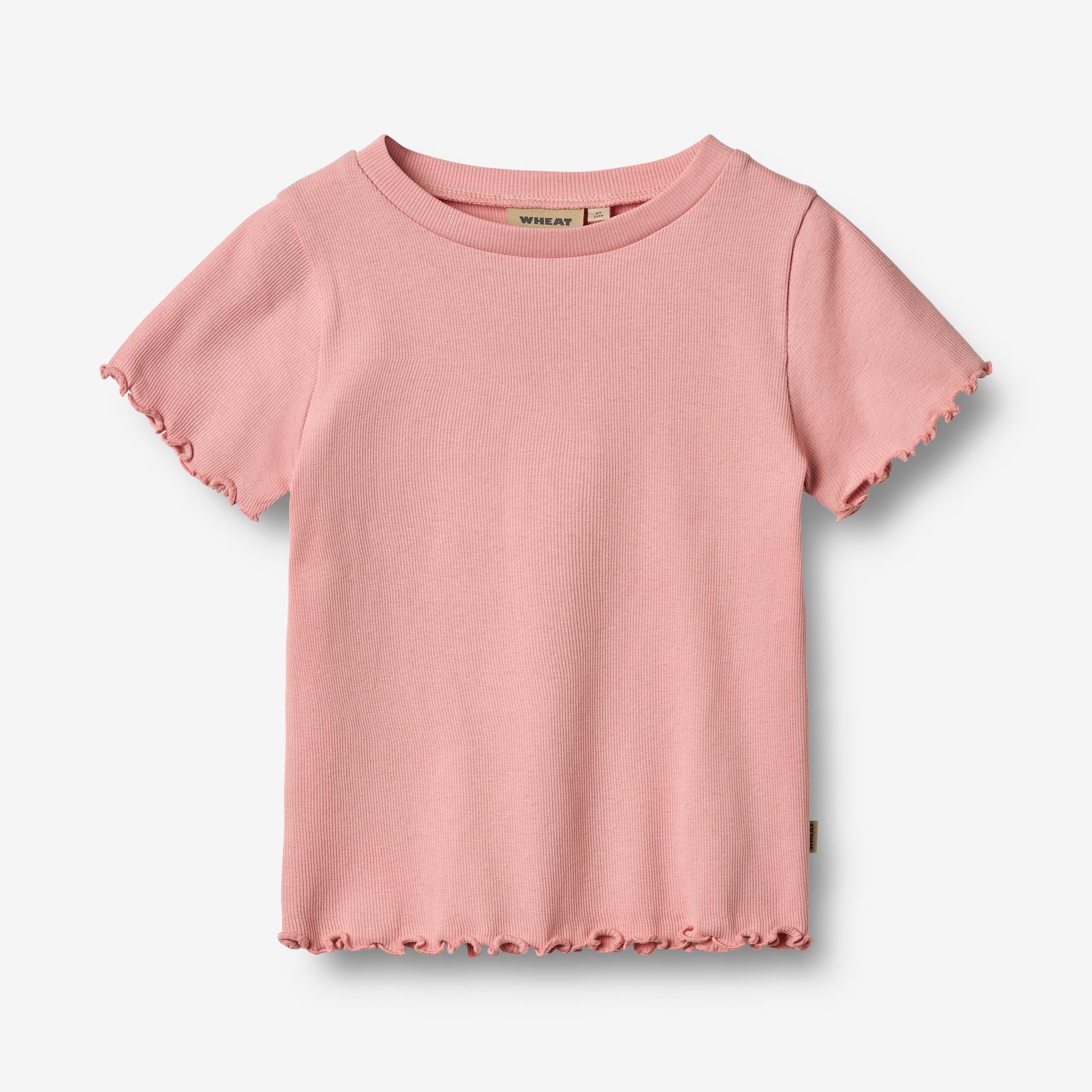 Wheat Main Kortærmet Rib T-shirt Alicia T-Shirt 2026 rose
