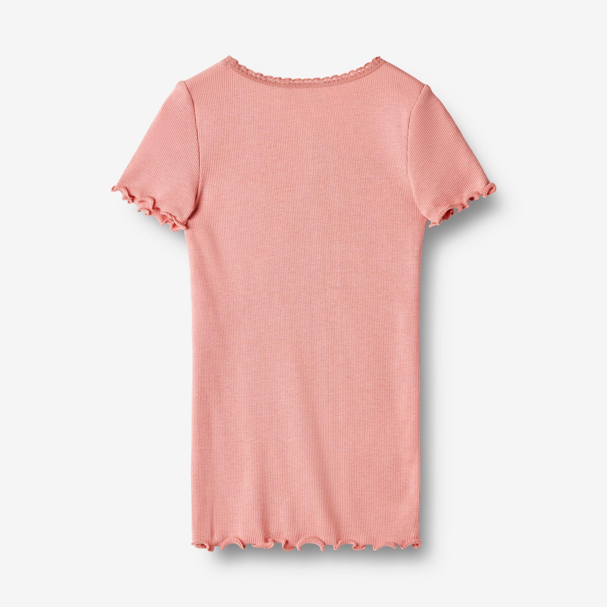Kortærmet Rib T-shirt Katie - rosette