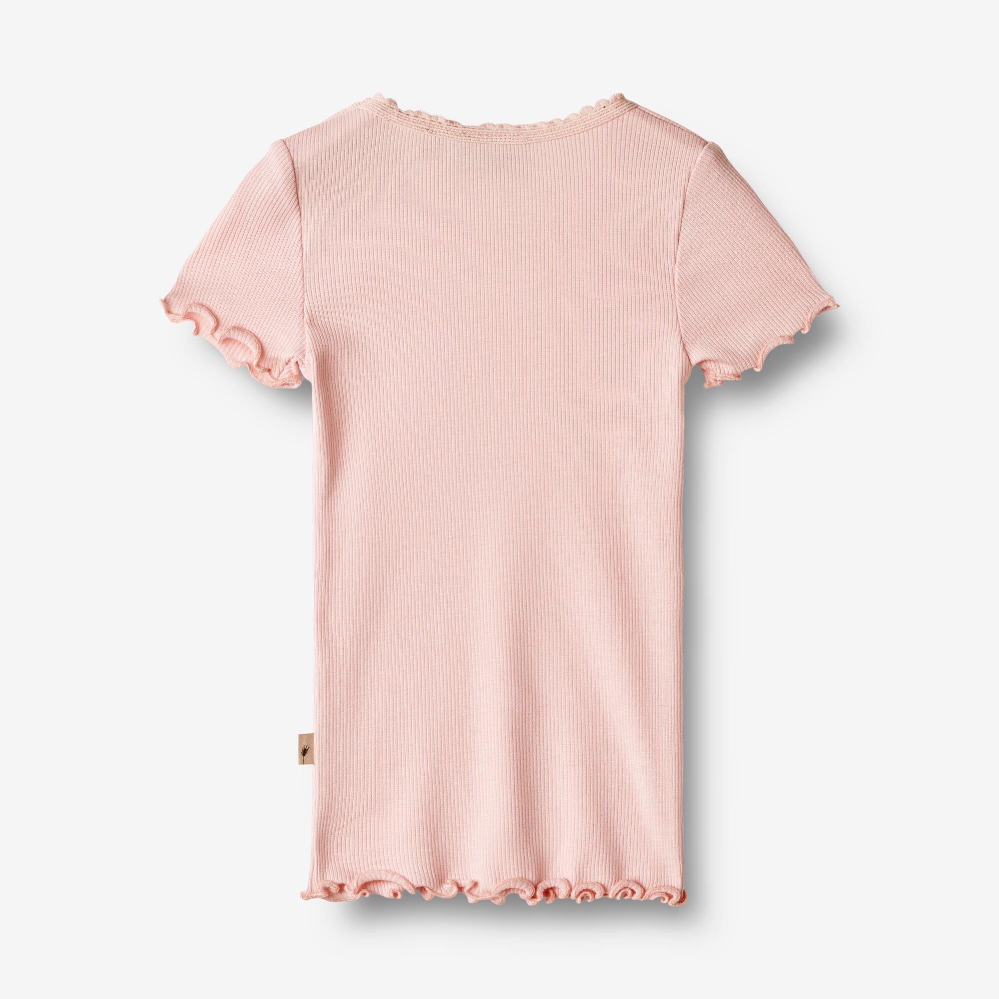 Kortærmet Rib T-shirt Katie - rose ballet