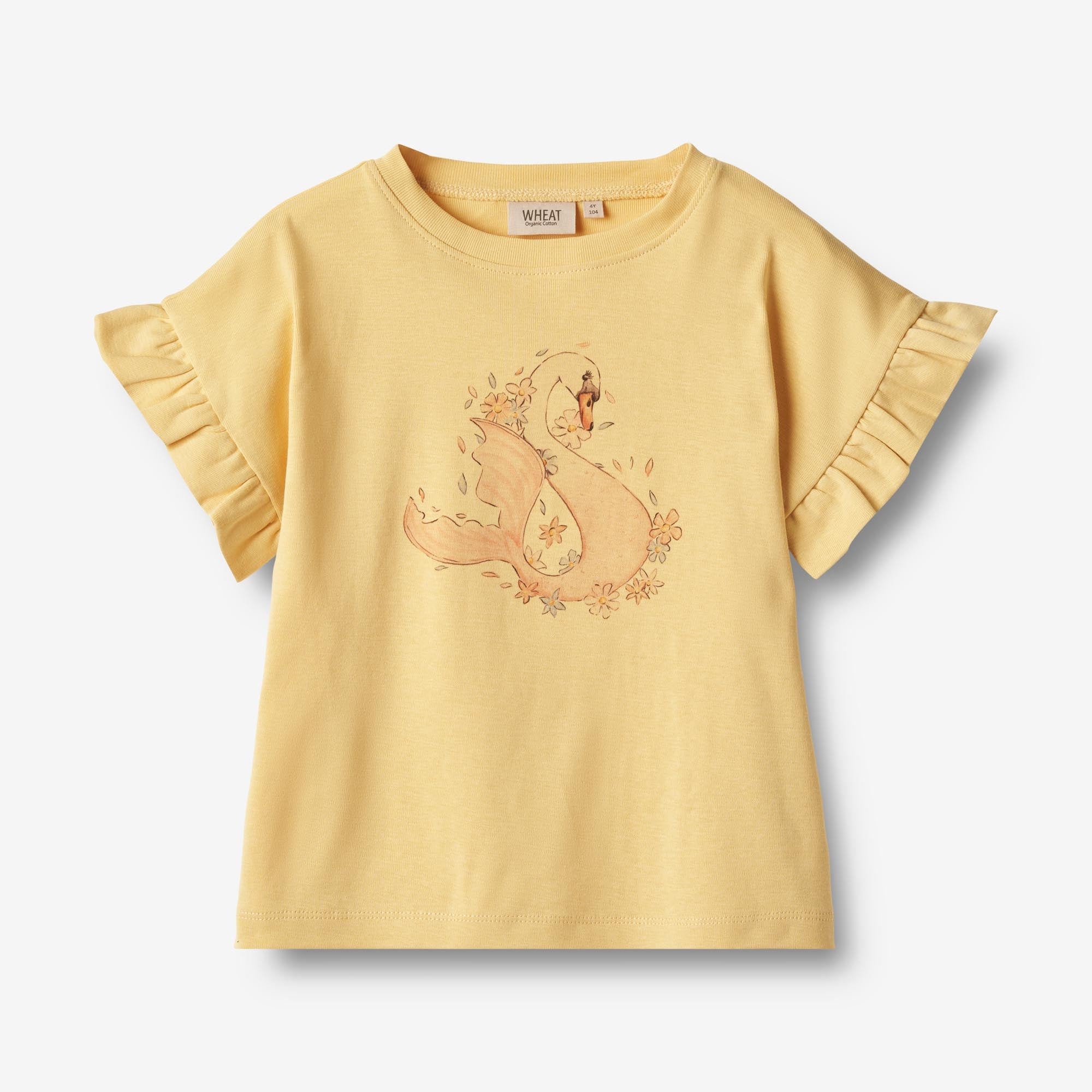Wheat Main   Kortærmet T-Shirt Esther Jersey Tops and T-Shirts 5001 pale apricot
