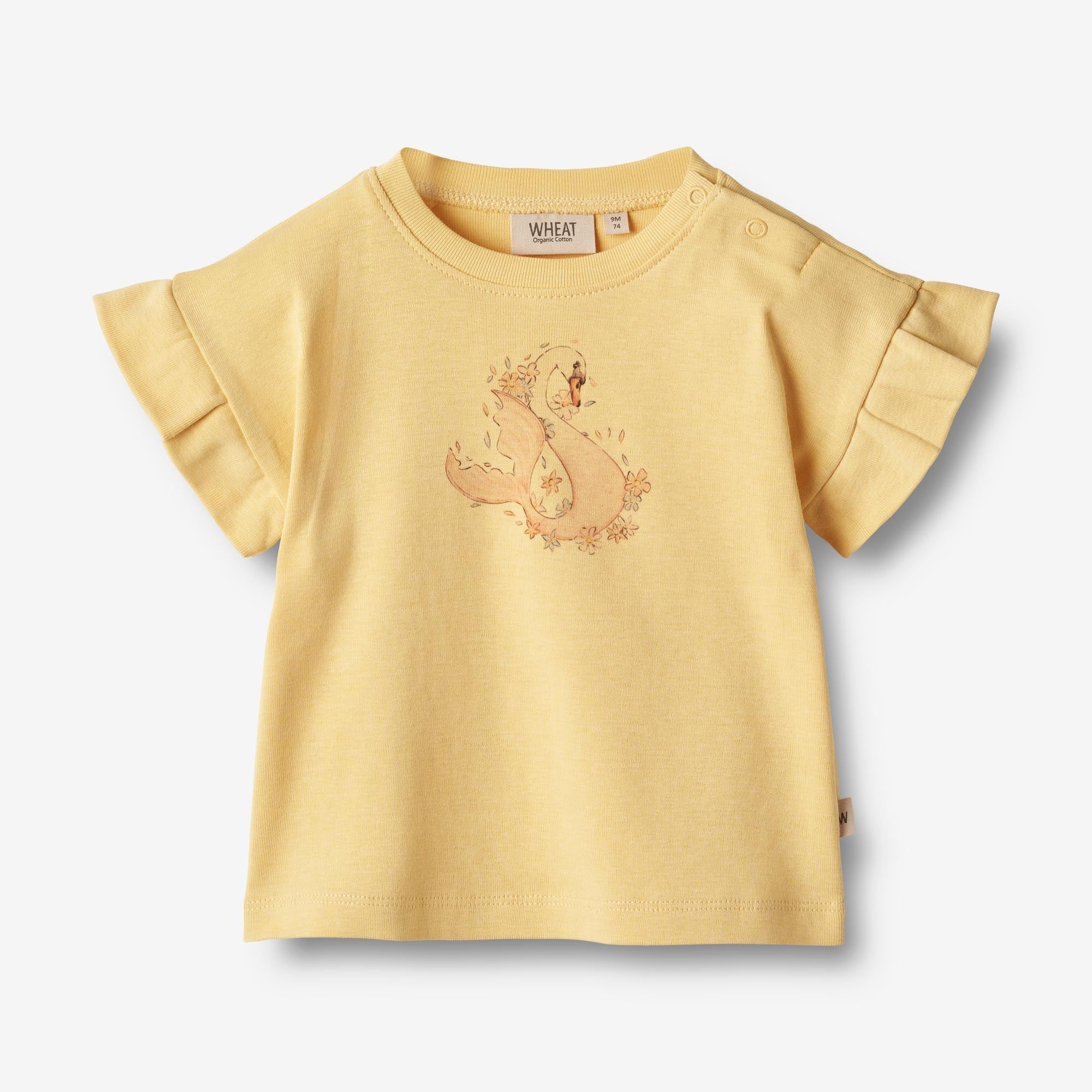 Wheat Main   Kortærmet T-Shirt Esther Jersey Tops and T-Shirts 5001 pale apricot
