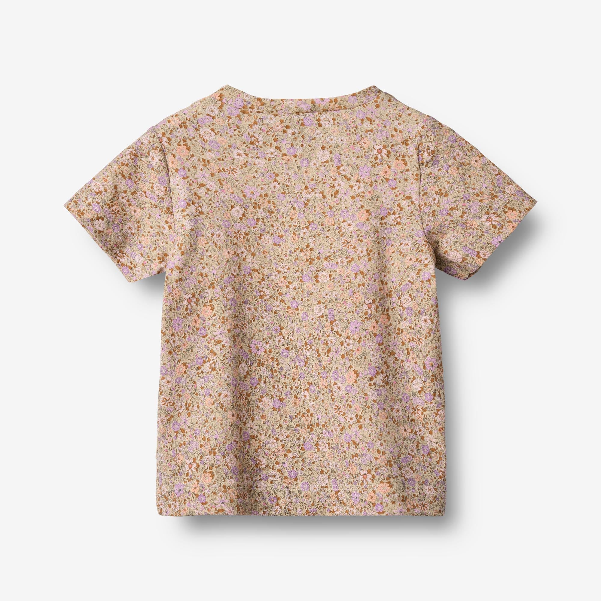 Kortærmet T-Shirt Manna - lilac flower meadow