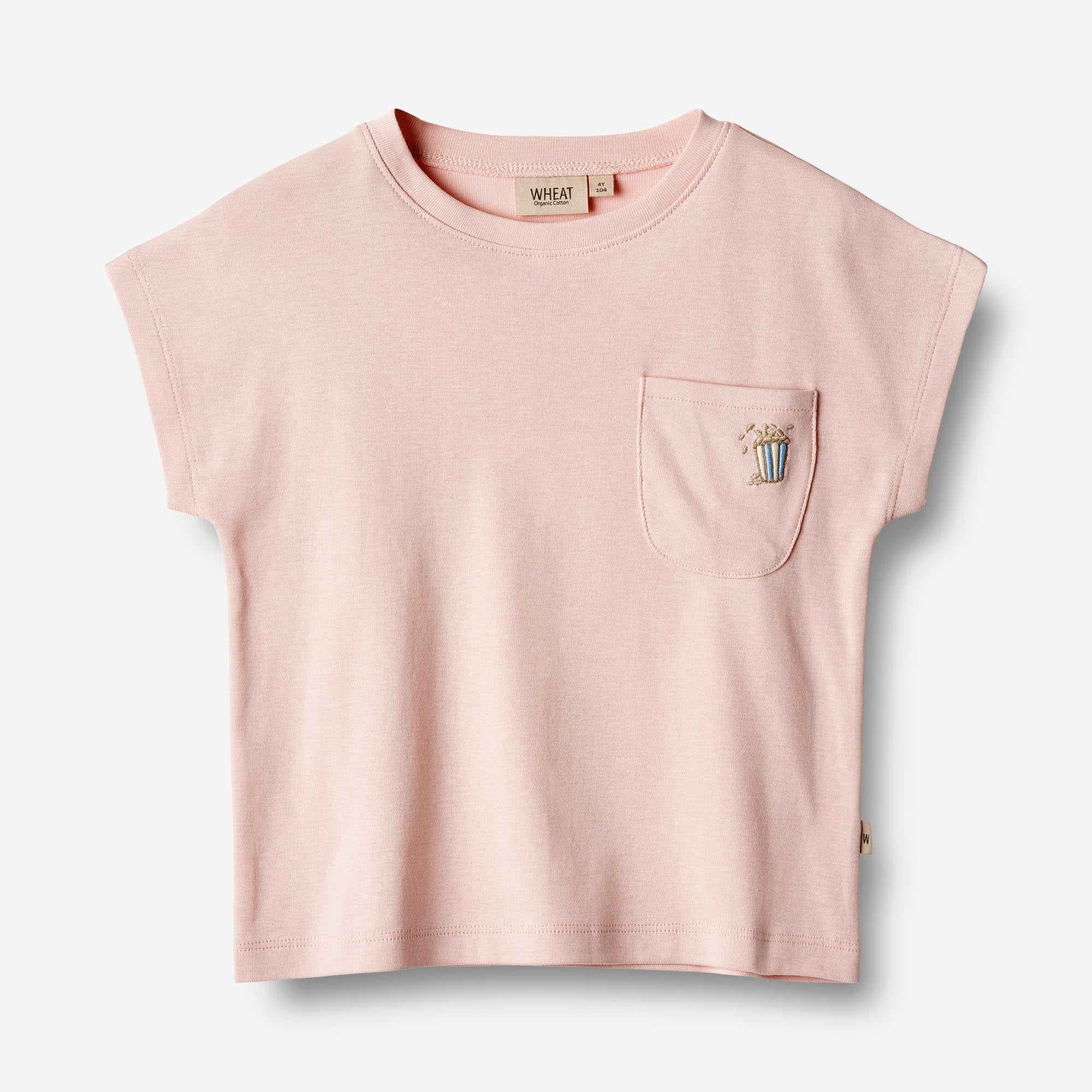 Wheat Main   Kortærmet T-Shirt Signe Jersey Tops and T-Shirts 2281 rose ballet