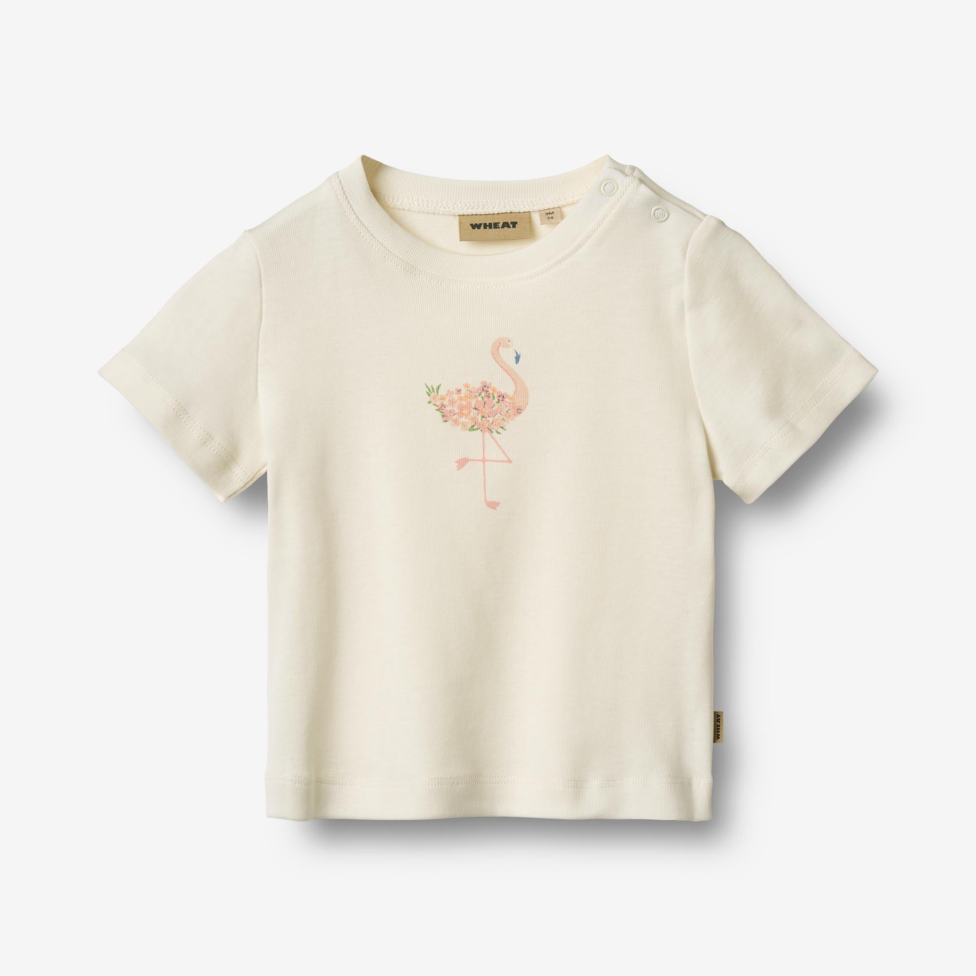Wheat Main Kortærmet T-Shirt Soffie T-Shirt 3182 ivory 