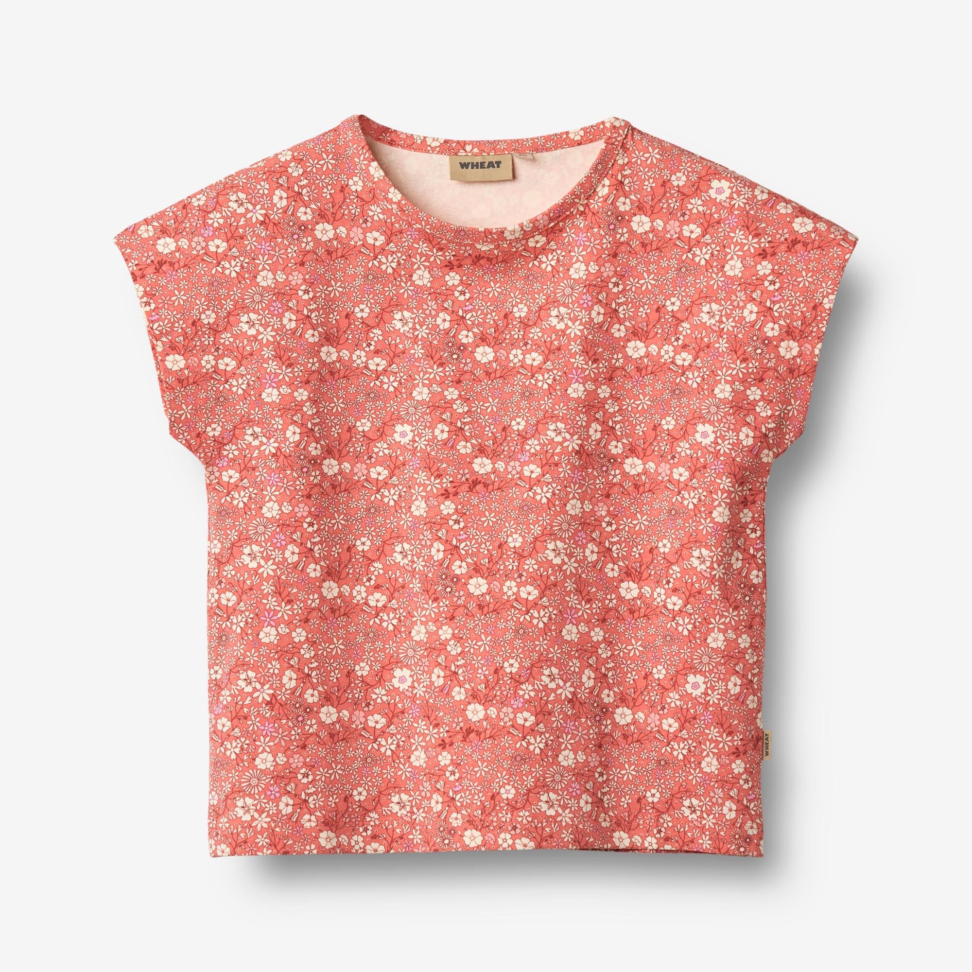 Wheat Main Kortærmet T-shirt Bette Jersey Tops and T-Shirts 9422 coral flowers