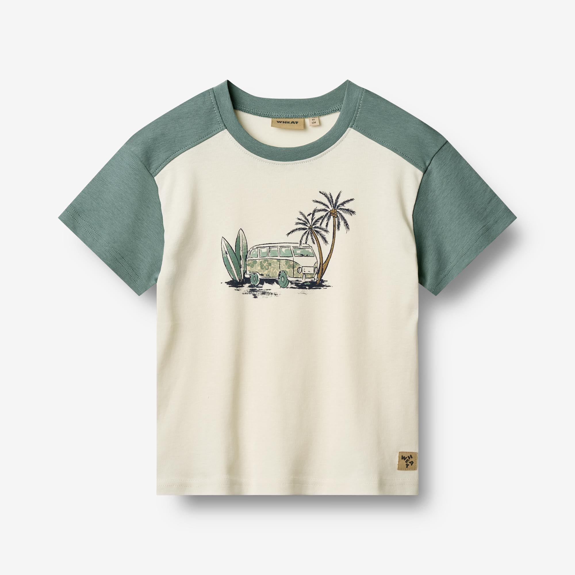 Wheat Main Kortærmet T-shirt Hector Jersey Tops and T-Shirts 3182 ivory 