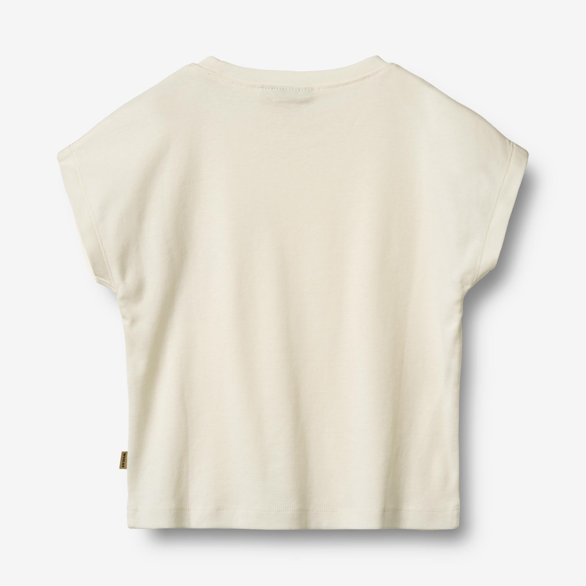 Kortærmet T-shirt Signe - ivory
