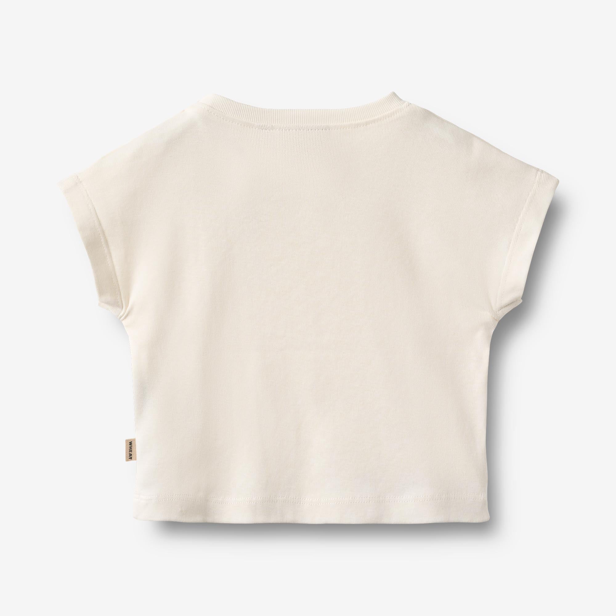 Kortærmet T-shirt Signe - ivory