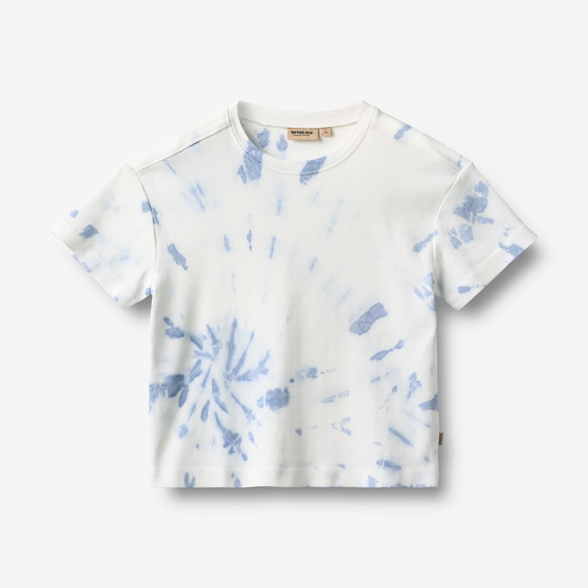 Wheat Main Kortærmet T-shirt Tommy Jersey Tops and T-Shirts 9417 blue tie dye