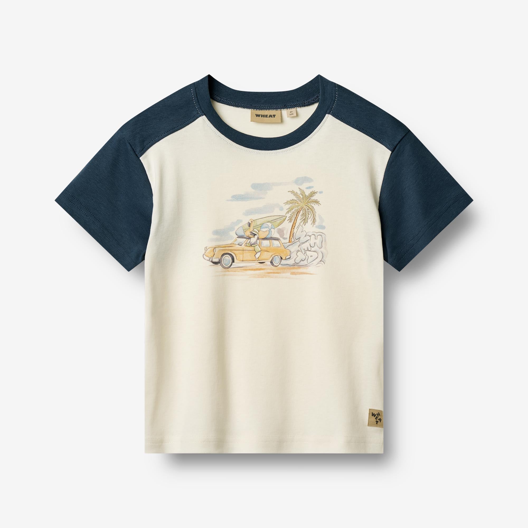 Wheat Main Kortærmet T-shirt Vincent Jersey Tops and T-Shirts 3182 ivory 