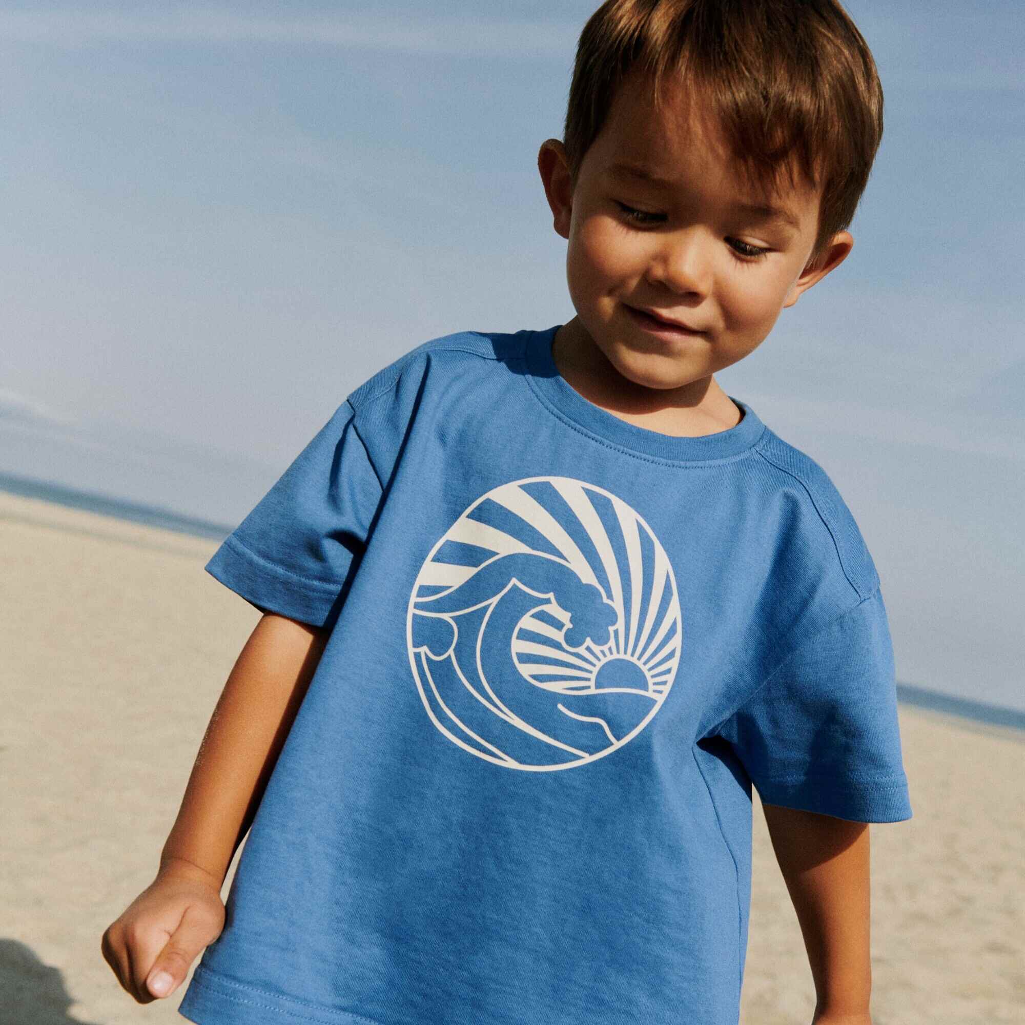 Kortærmet T-shirt Wally - blue