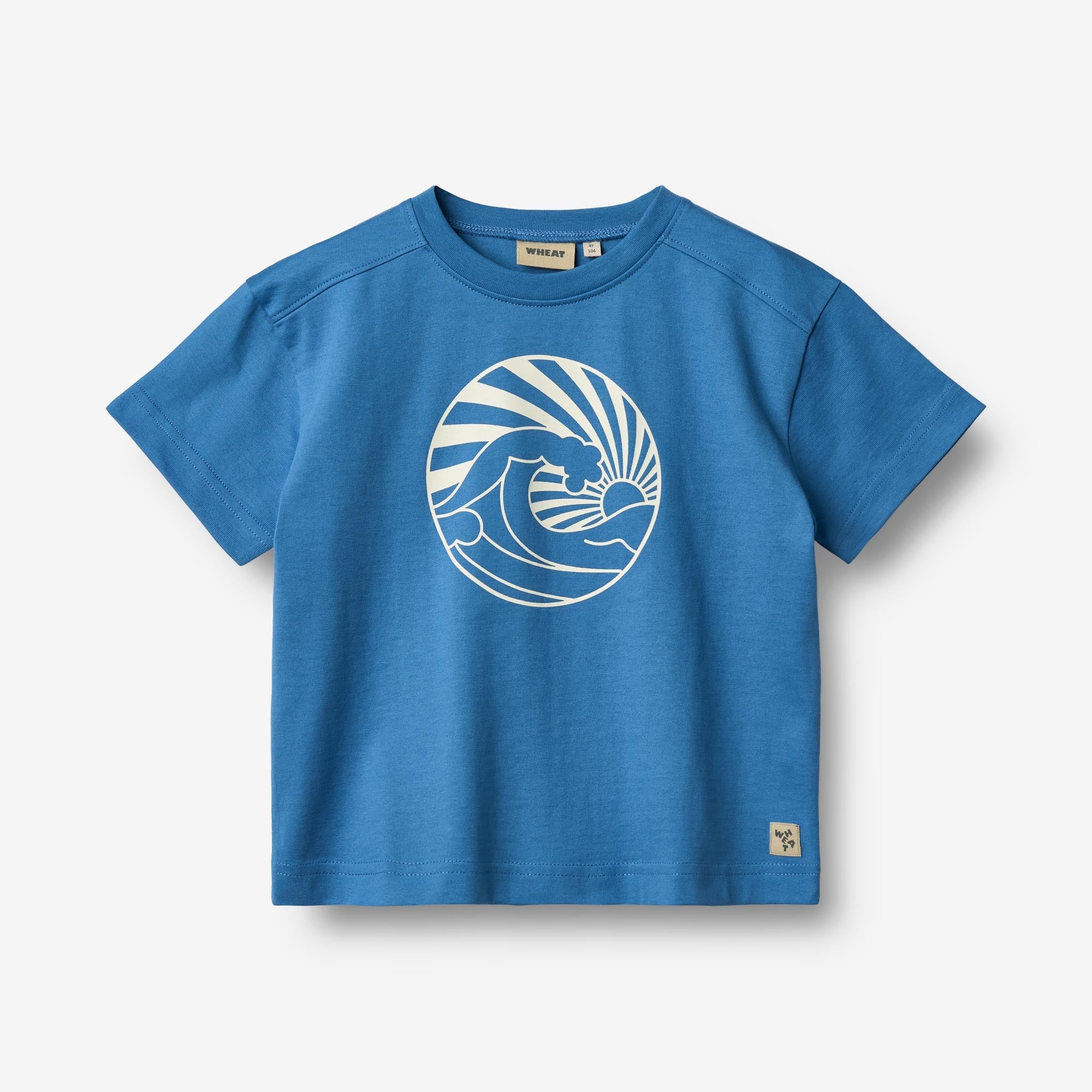 Wheat Main Kortærmet T-shirt Wally Jersey Tops and T-Shirts 1043 blue