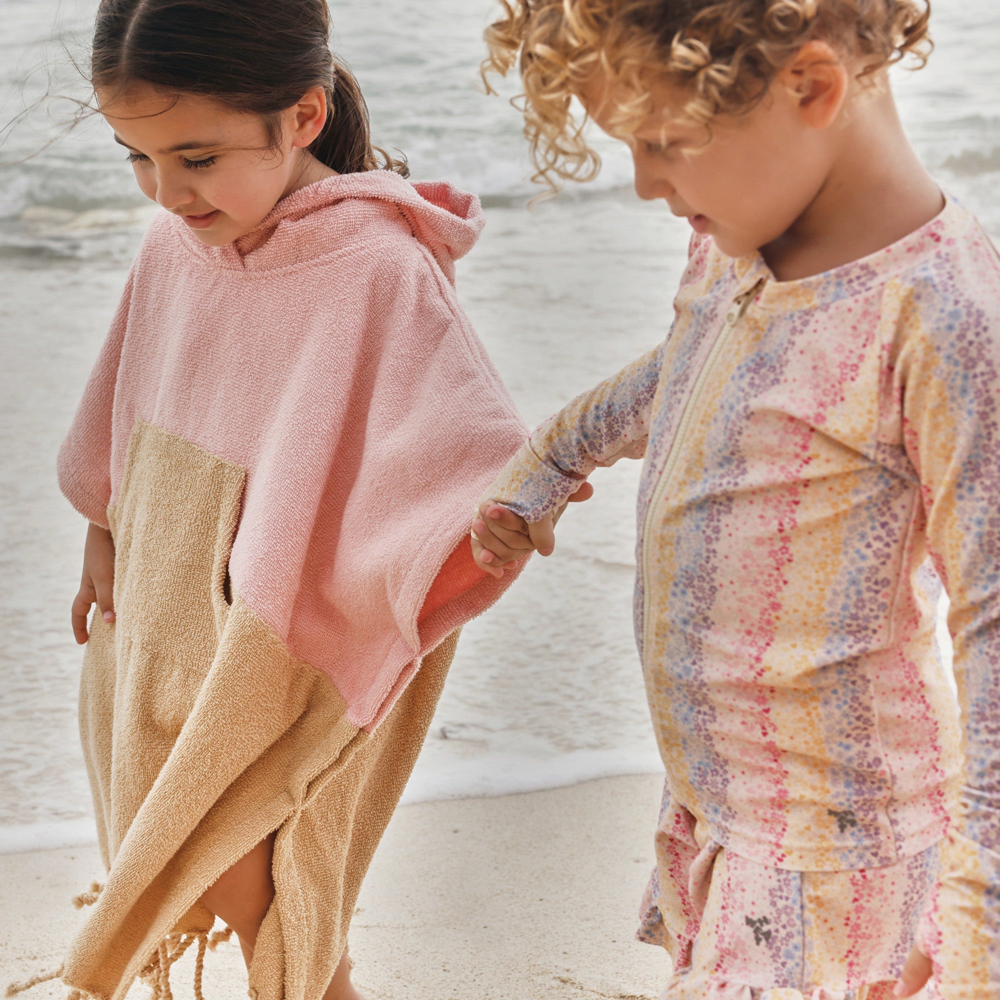Langærmet Bade T-shirt Ada - multi rainbow