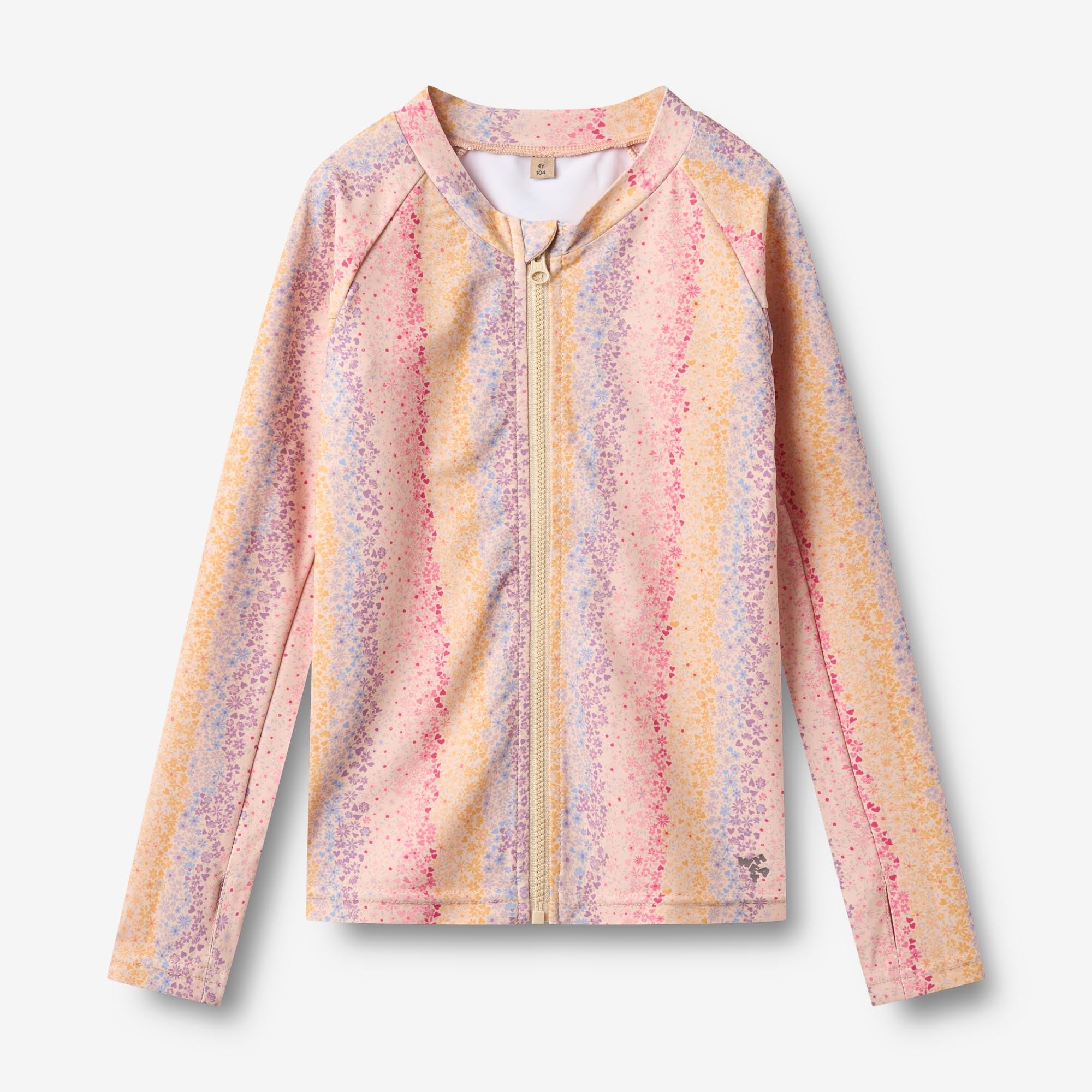 Langærmet Bade T-shirt Ada - multi rainbow