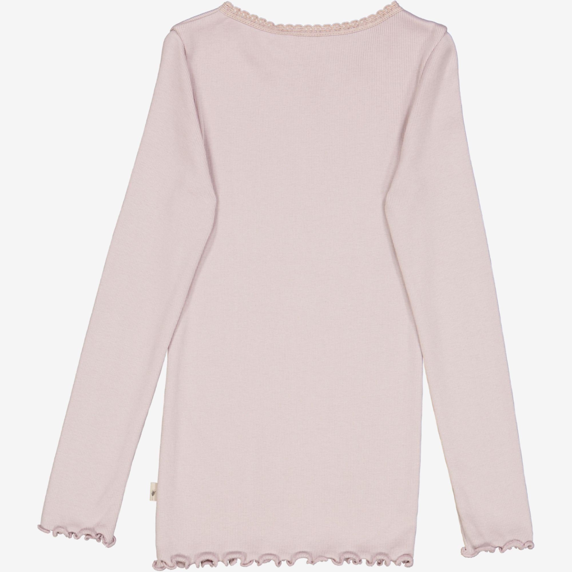 Langærmet Blonde Rib T-shirt - soft lilac