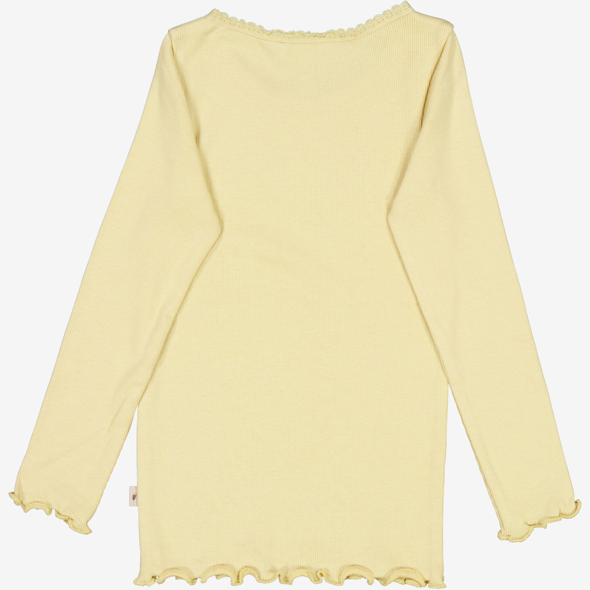 Langærmet Blonde Rib T-shirt - yellow dream