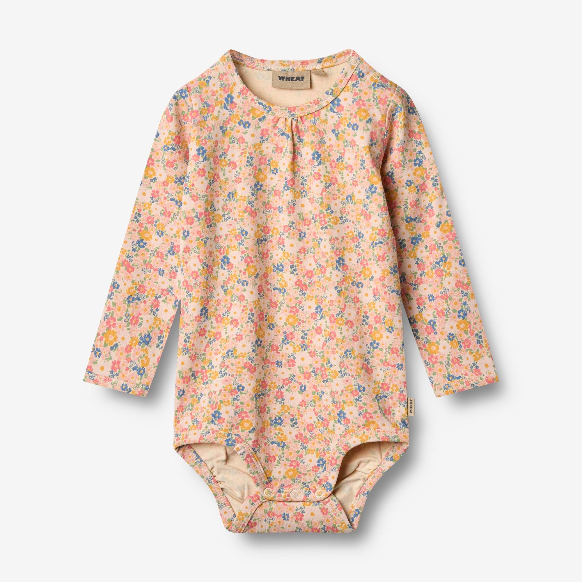 Langærmet Body Liv - multi flowers