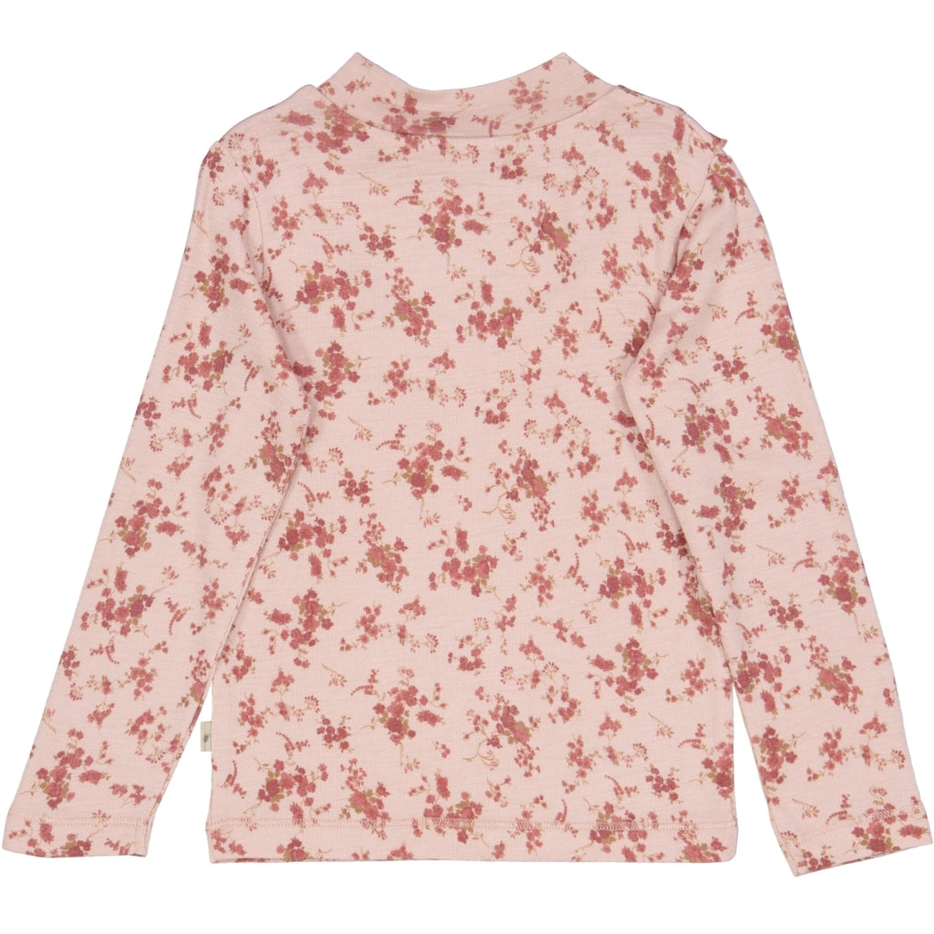 Langærmet Flæse T-shirt Uld - rose flowers