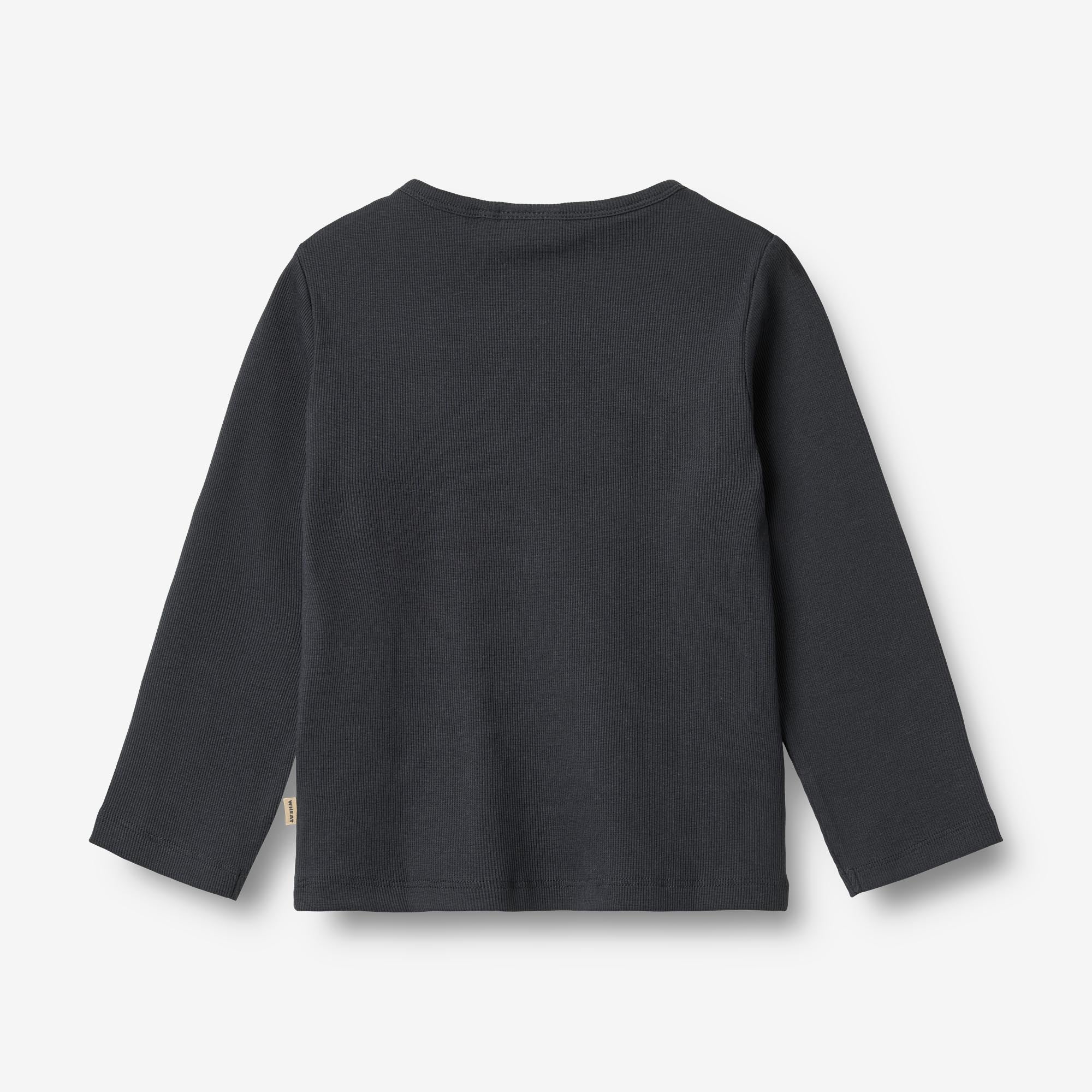 Langærmet Rib T-Shirt Milo - navy