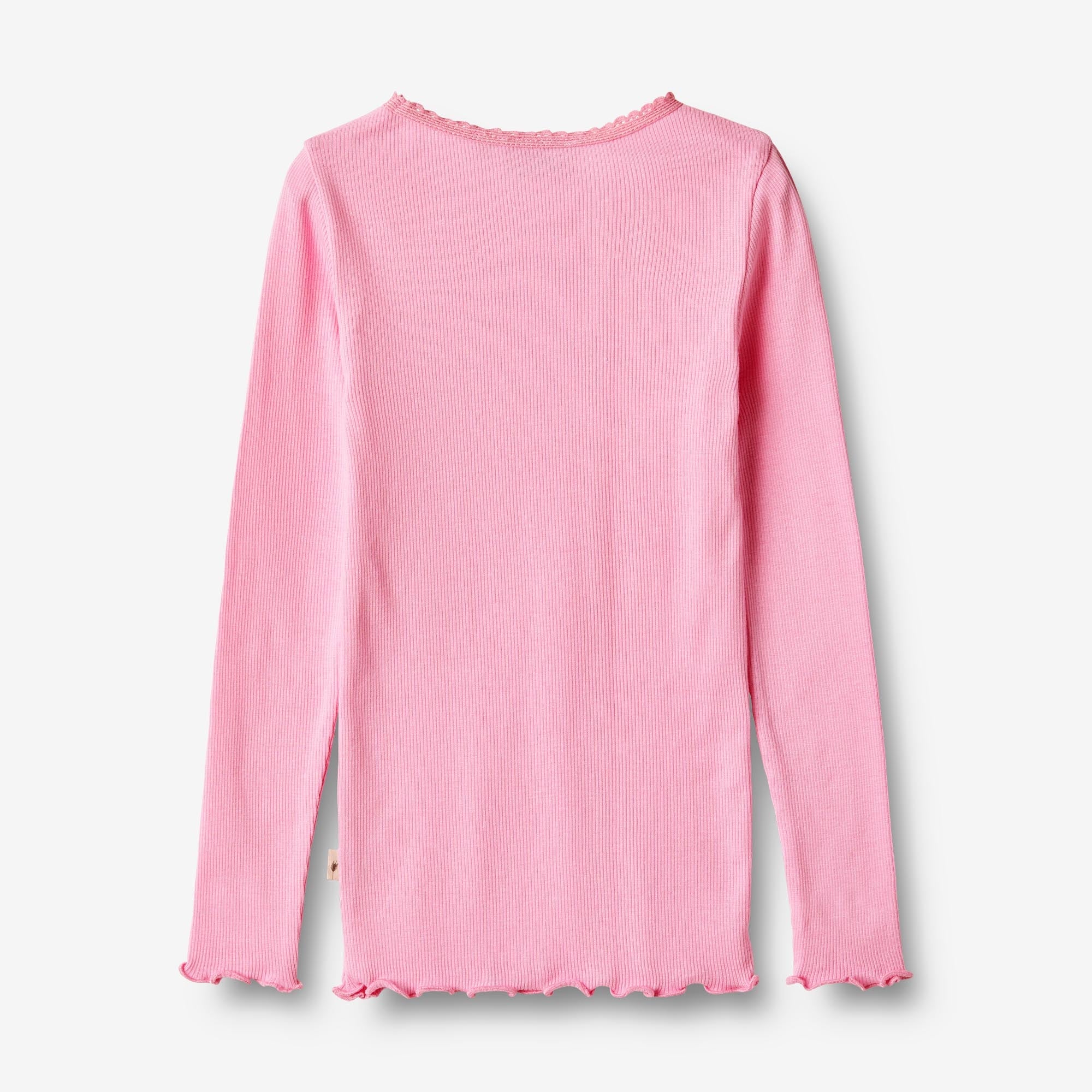 Langærmet Rib T-shirt Reese - pink