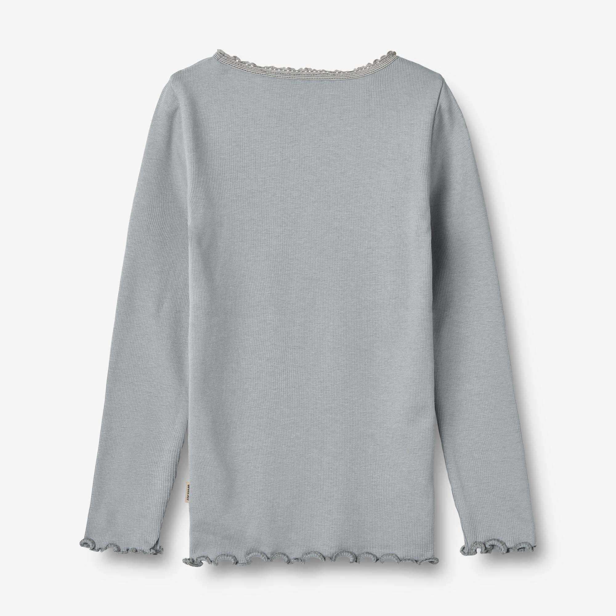 Langærmet Rib T-shirt Reese - cloudy sky